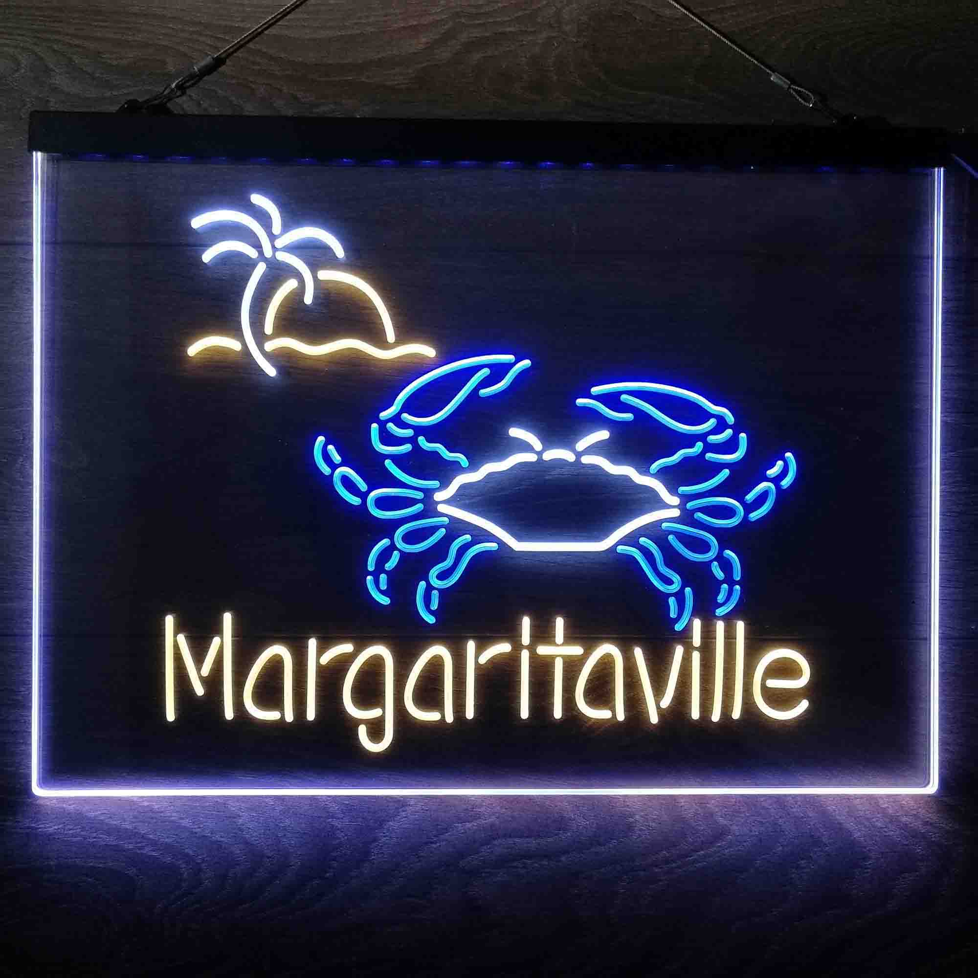 Margaritaville Crab Neon 3-Color LED Sign - Image 6