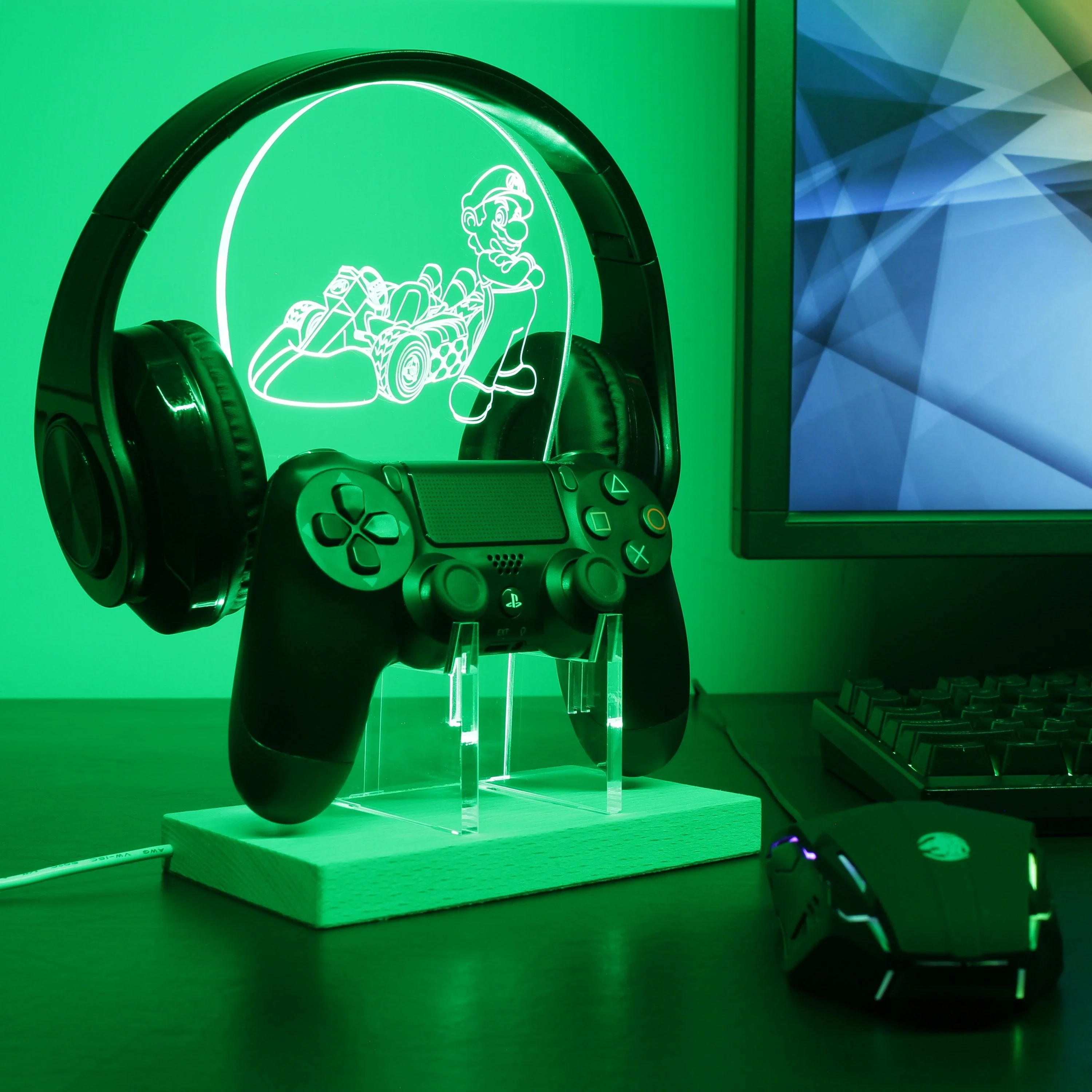 MARIO KART LED Gaming Headset Controller Stand - Image 3