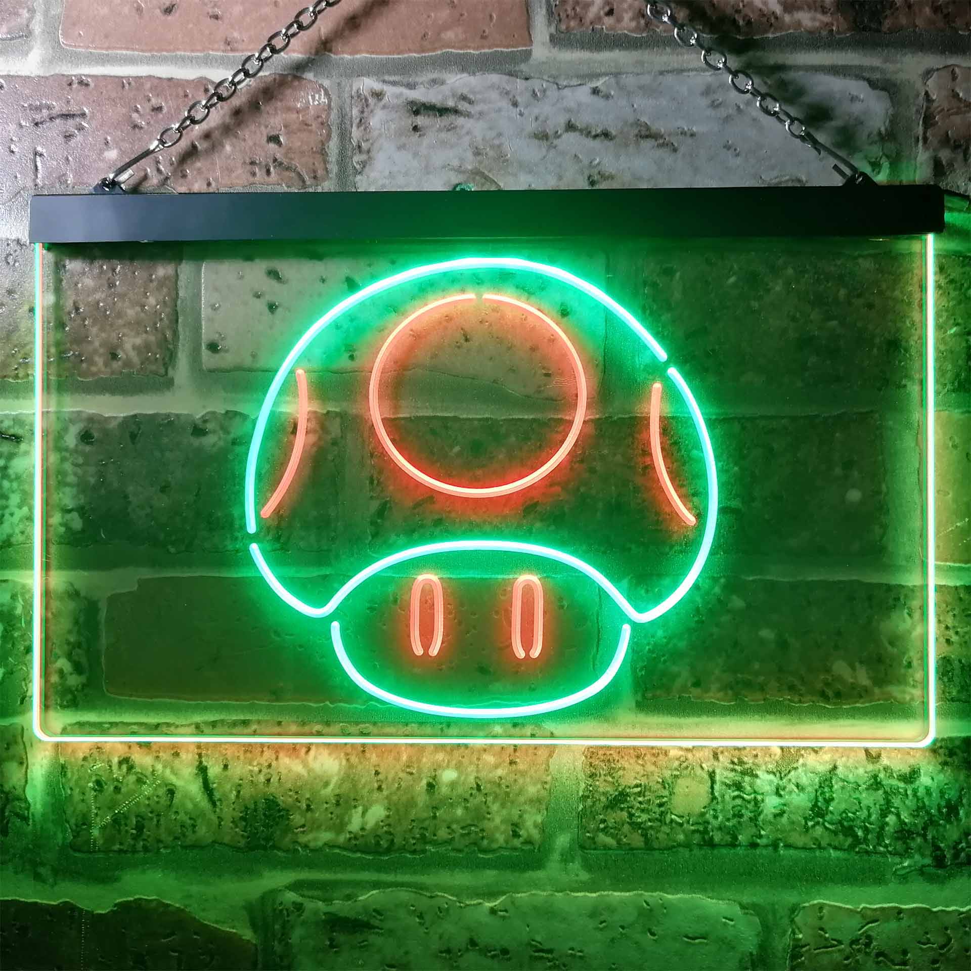 Super Mario Bros. Mushroom Neon Light LED Sign - Image 6
