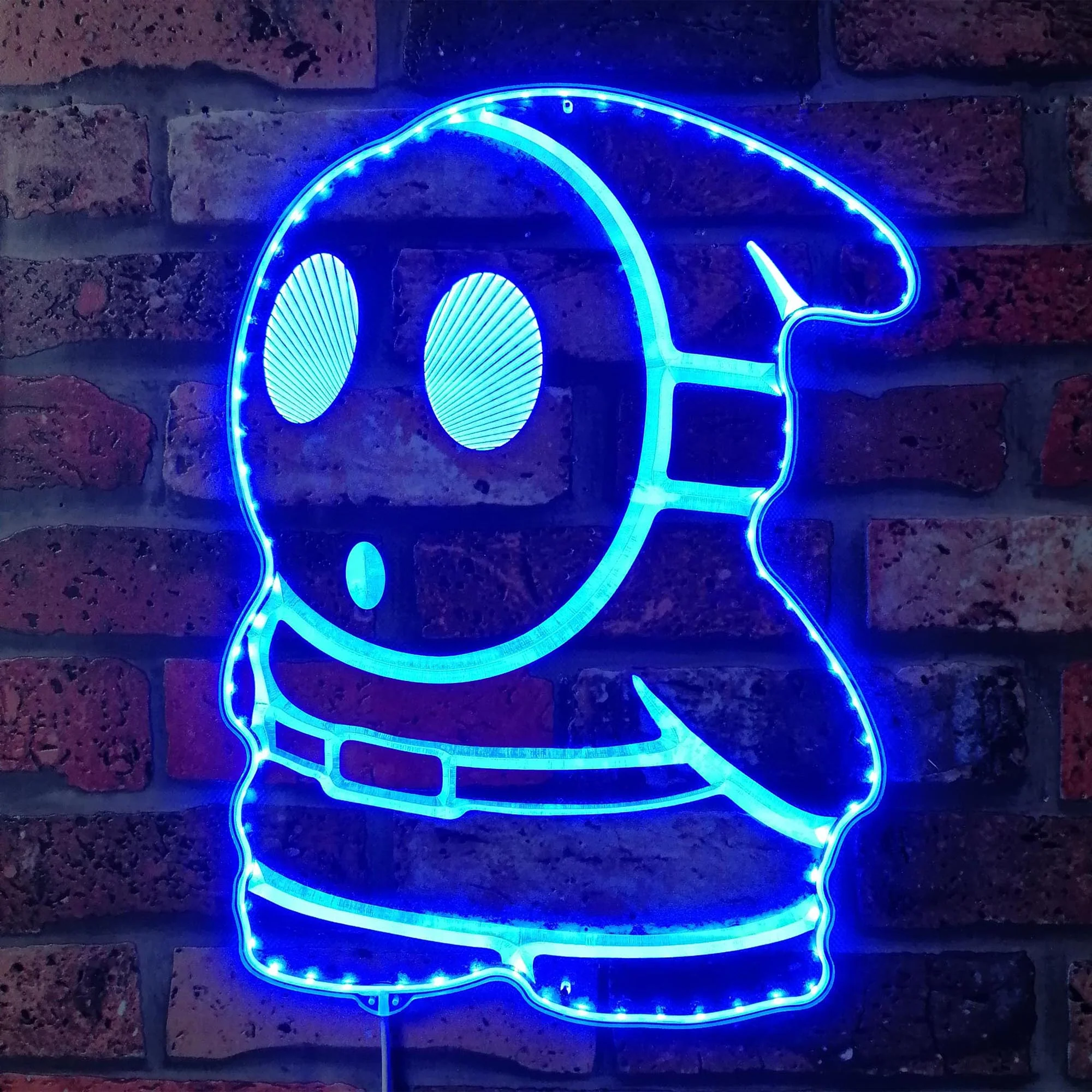 Mario Shy Guy Neon LED Sign with Dynamic RGB Colors - Image 4