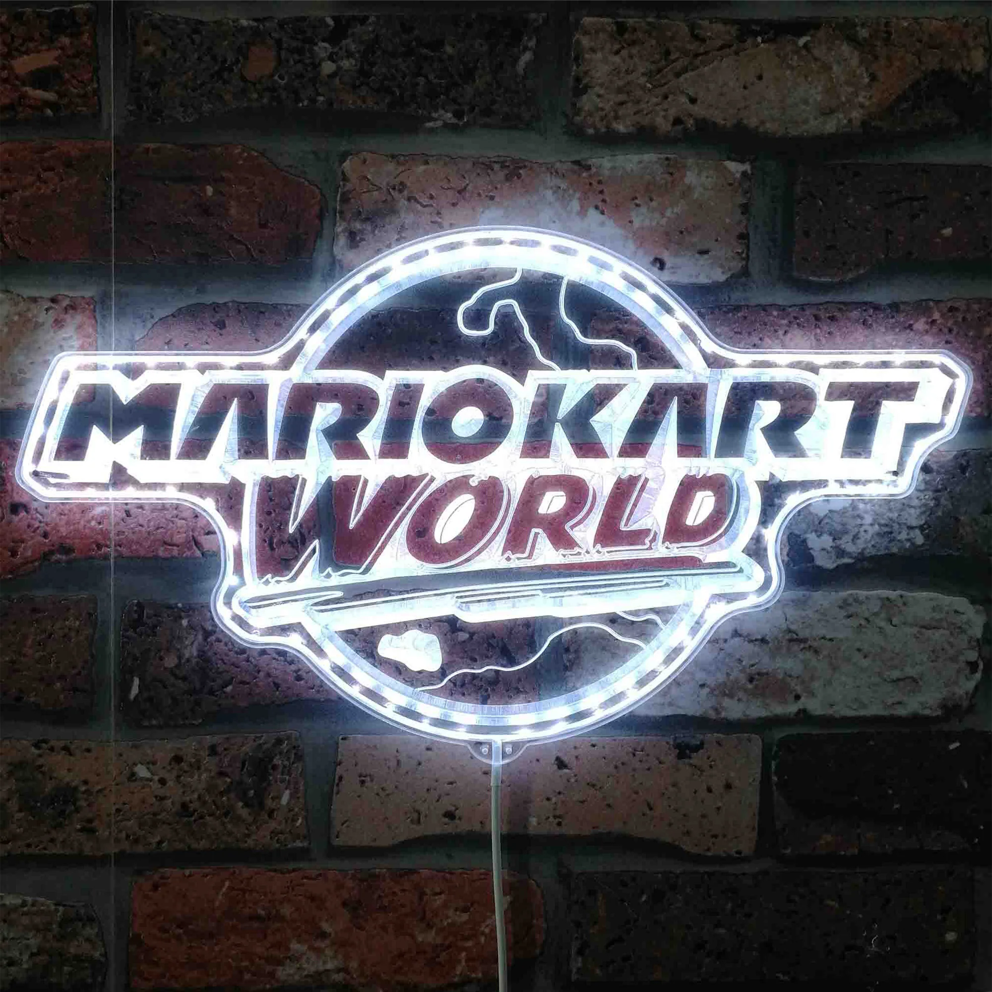 Mariokart World Neon LED Sign with Dynamic RGB Colors - Image 5