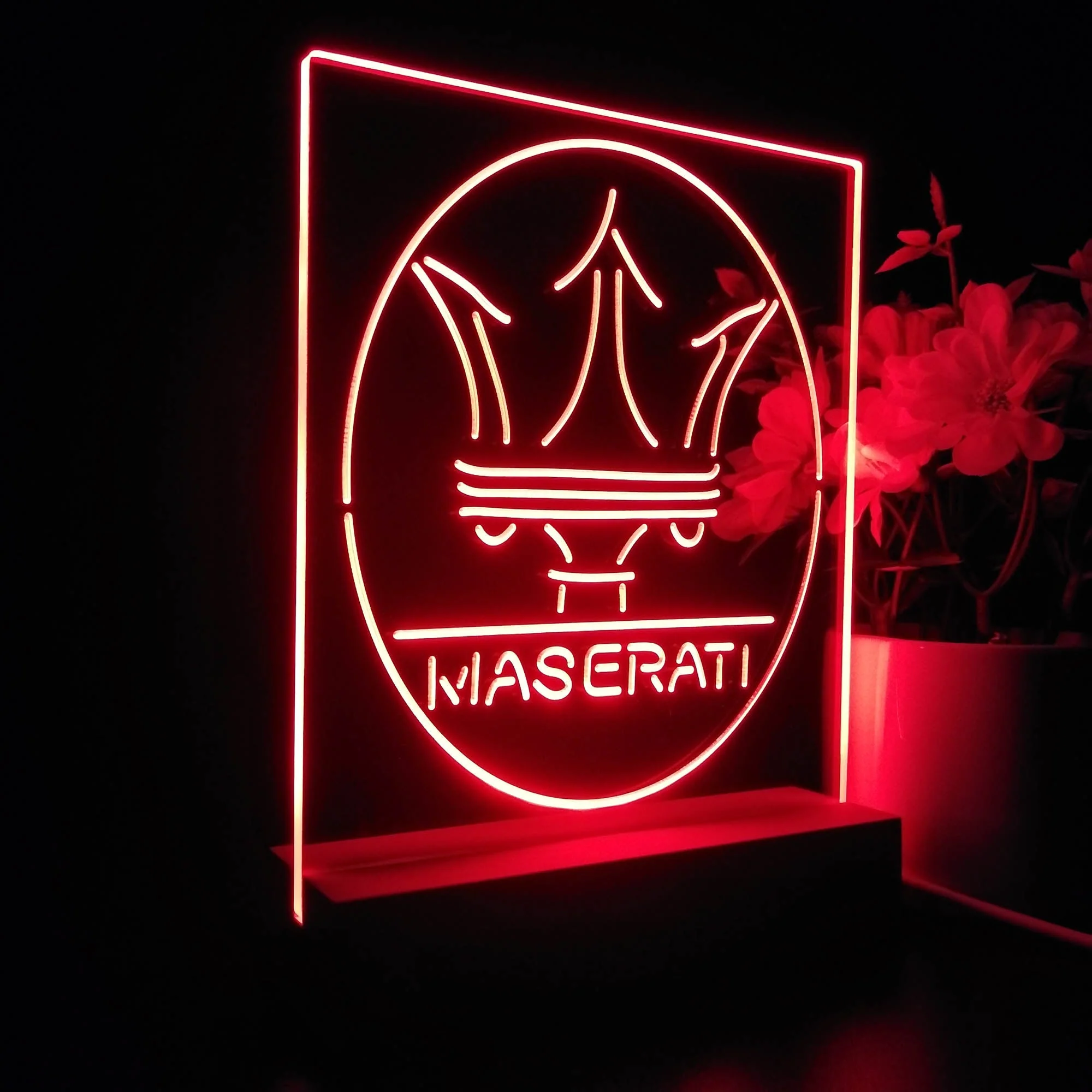 Maserati 3D Illusion Night Light Desk Lamp - Image 6