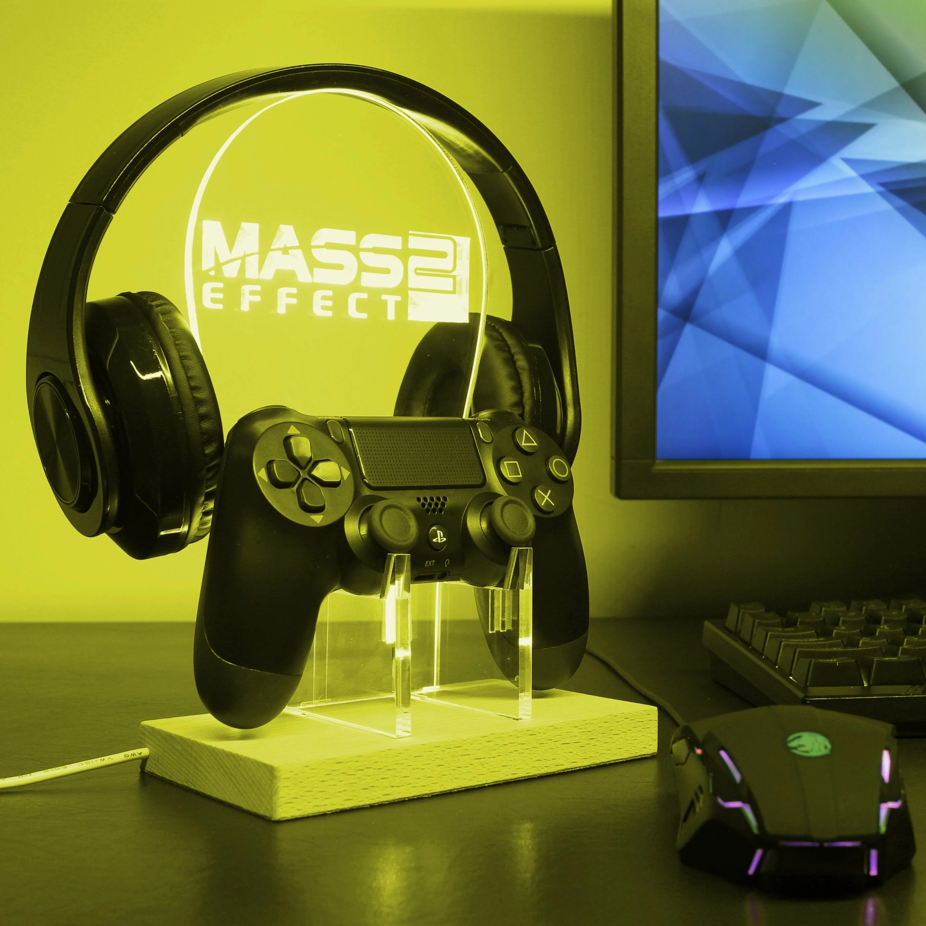 Mass Effect LED Gaming Headset Controller Stand - Image 3
