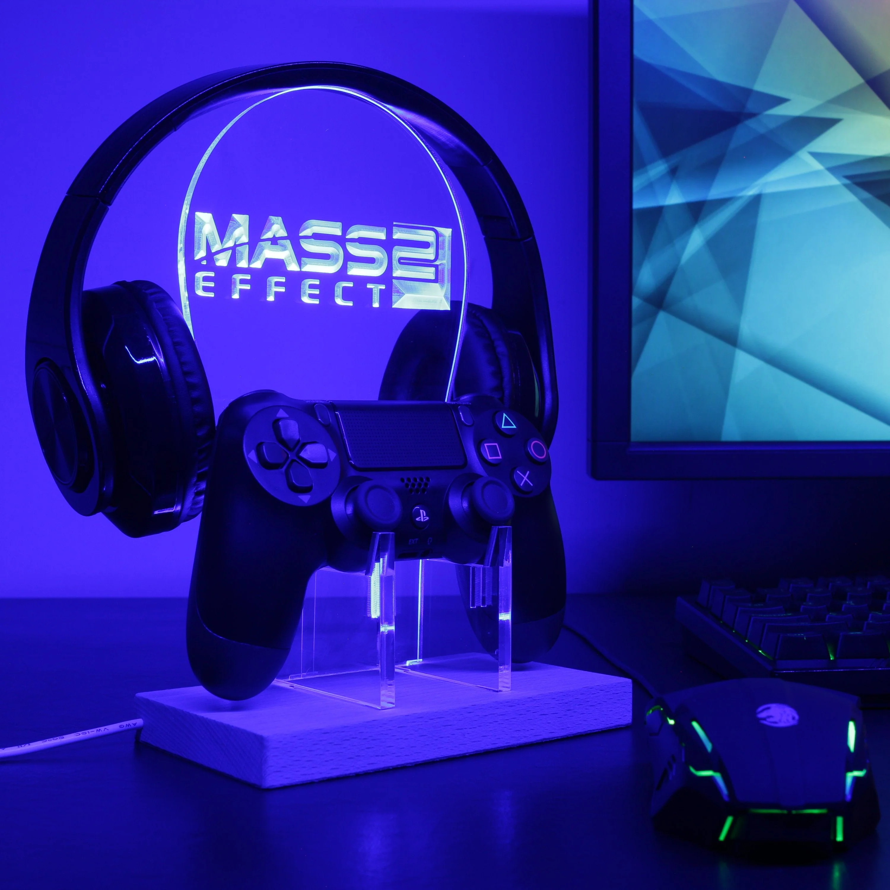 Mass Effect LED Gaming Headset Controller Stand - Image 4