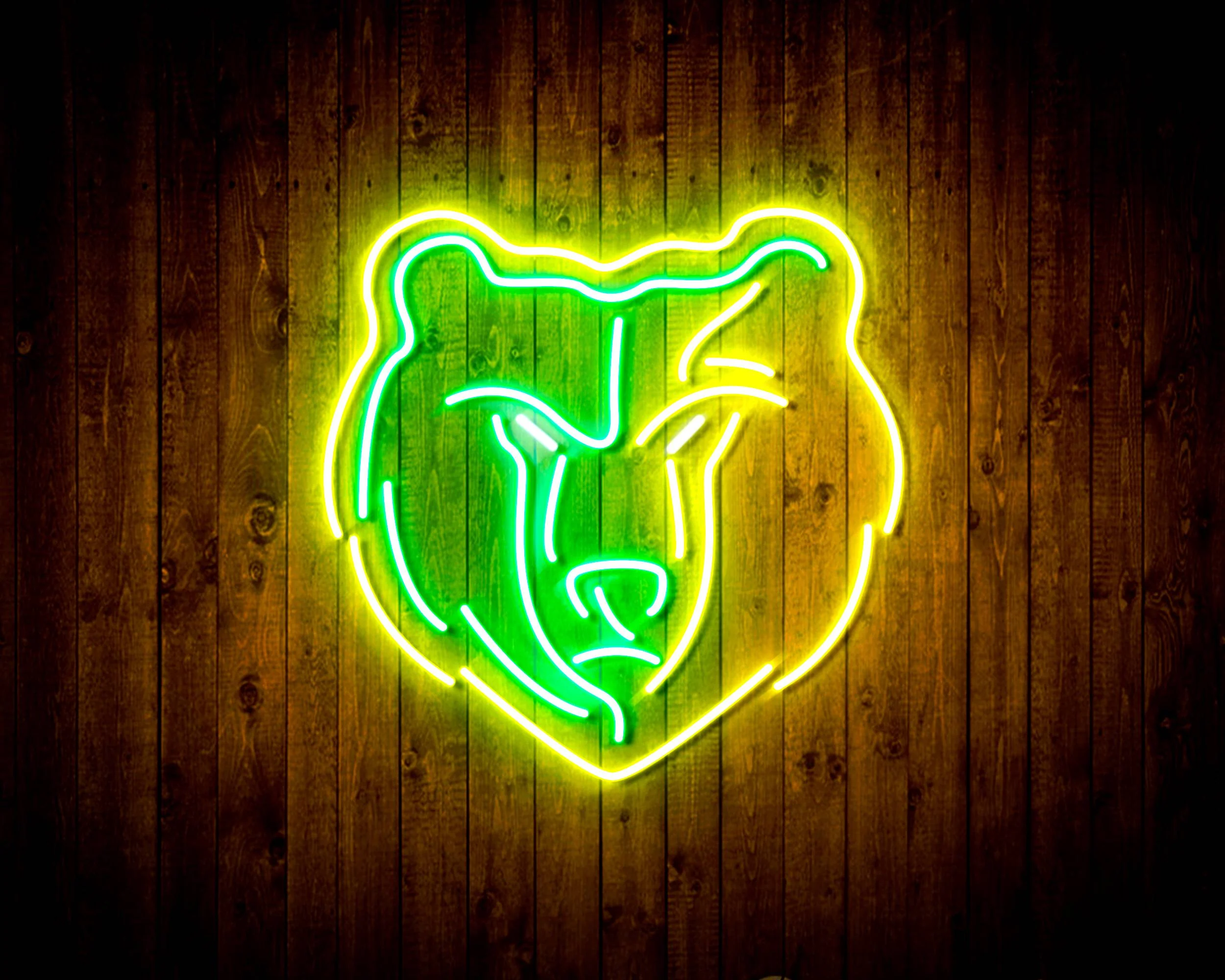 Memphis Grizzlies Bar Neon Flex LED Sign - Image 2
