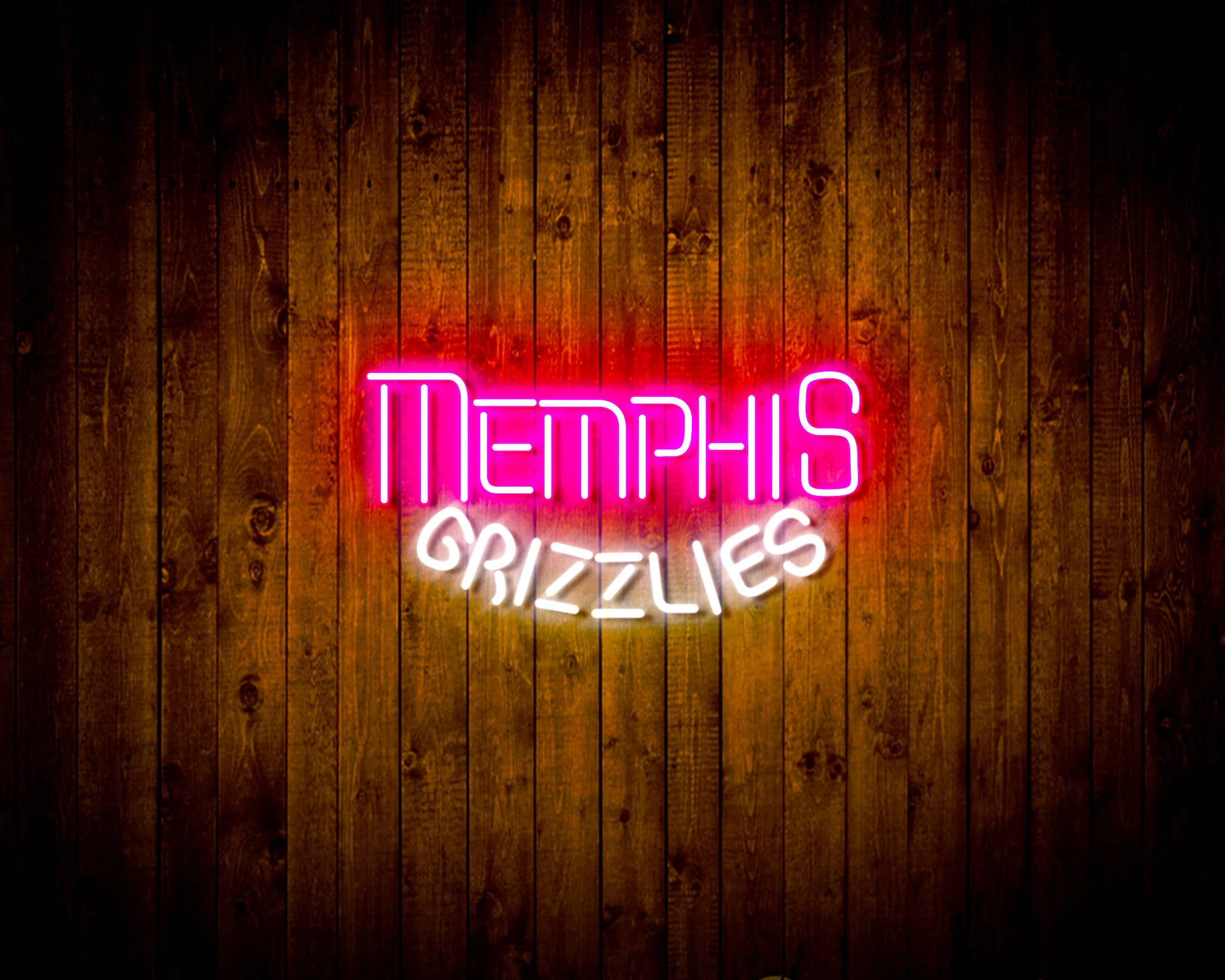 Memphis Grizzlies Bar Neon Flex LED Sign - Image 5