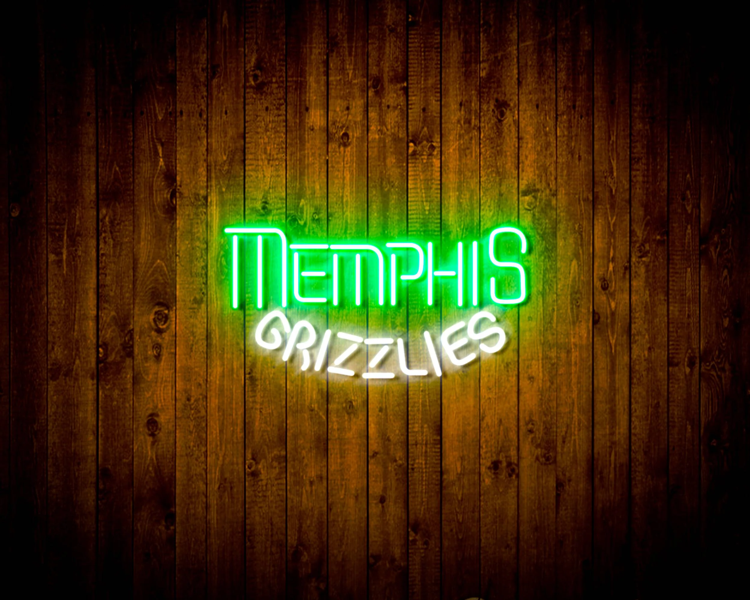 Memphis Grizzlies Bar Neon Flex LED Sign - Image 6
