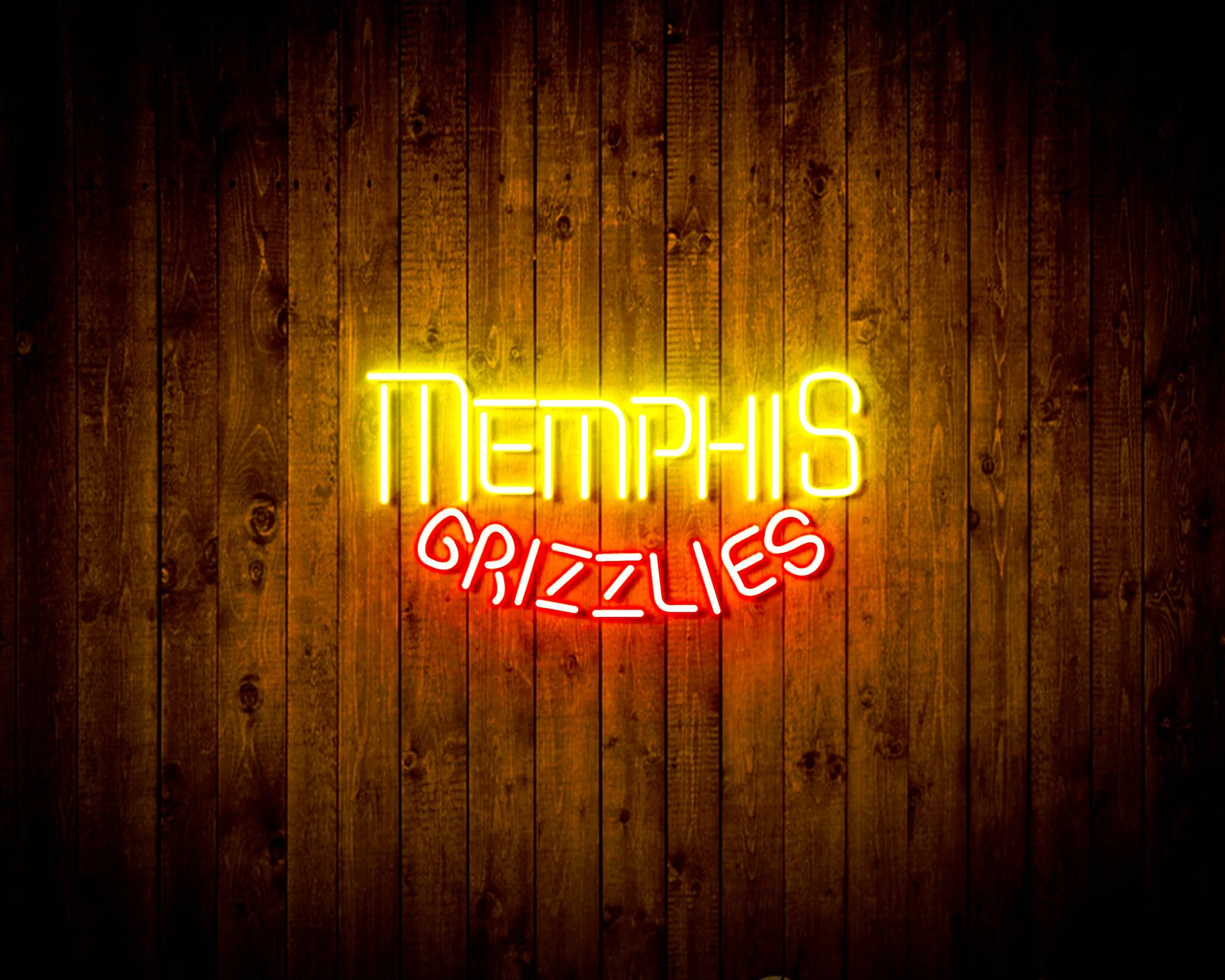 Memphis Grizzlies Bar Neon Flex LED Sign - Image 7