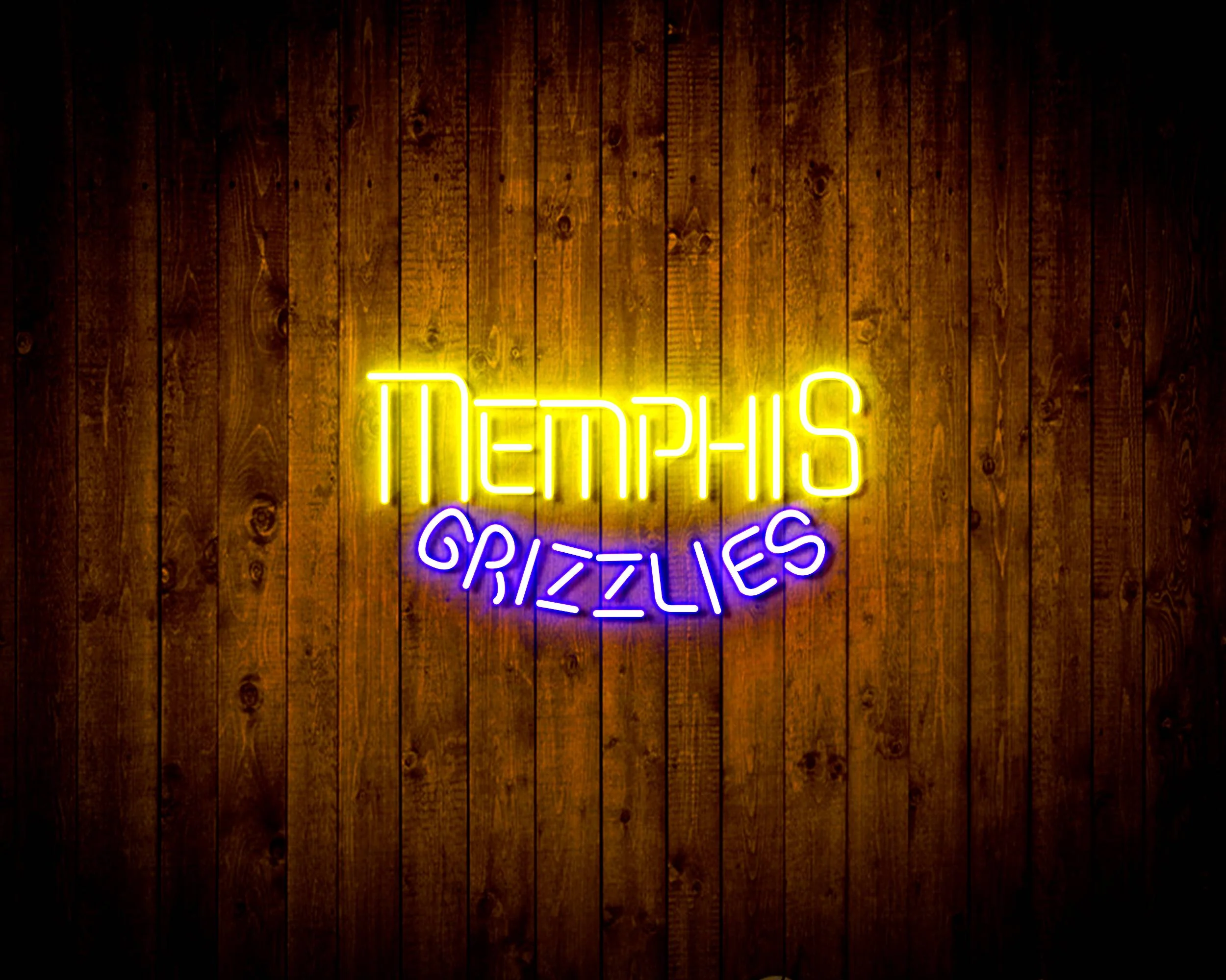 Memphis Grizzlies Bar Neon Flex LED Sign - Image 8