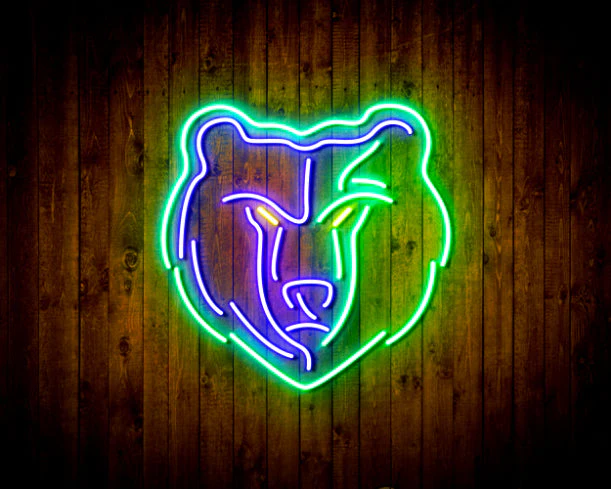 Memphis Grizzlies Handmade Neon Flex LED Sign - Image 10