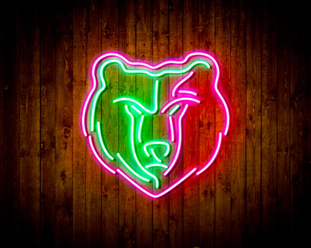 Memphis Grizzlies Handmade Neon Flex LED Sign - Image 17