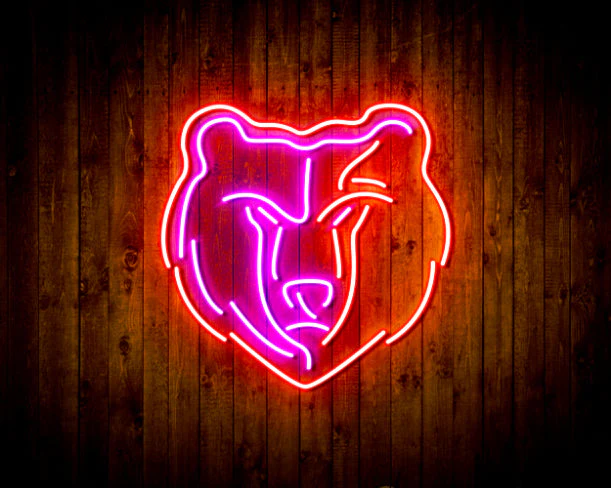 Memphis Grizzlies Handmade Neon Flex LED Sign - Image 6