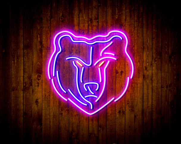 Memphis Grizzlies Handmade Neon Flex LED Sign - Image 8