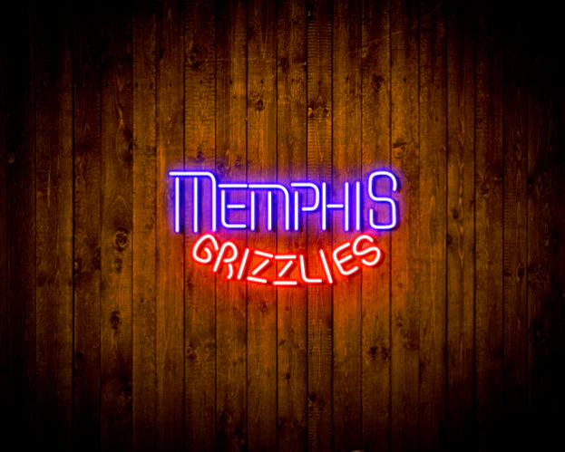 Memphis Grizzlies Handmade Neon Flex LED Sign - Image 3