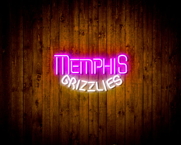 Memphis Grizzlies Handmade Neon Flex LED Sign - Image 4