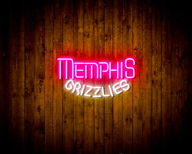 Memphis Grizzlies Handmade Neon Flex LED Sign - Image 5