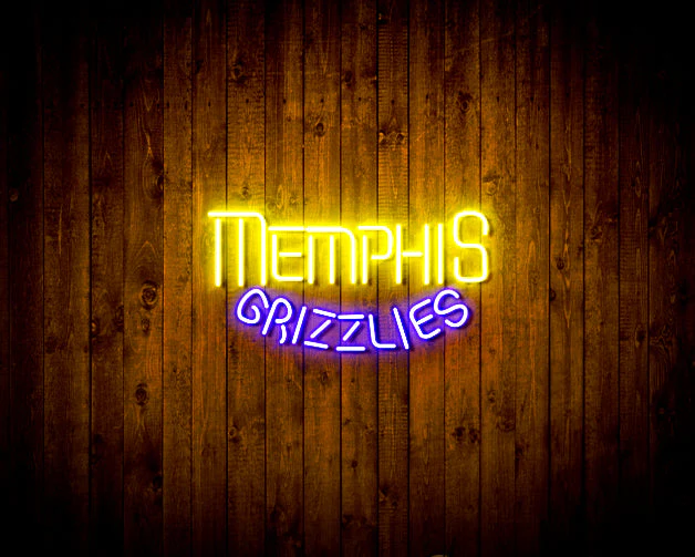 Memphis Grizzlies Handmade Neon Flex LED Sign - Image 9