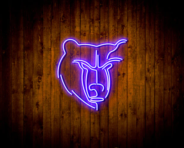 Memphis Grizzlies Handmade Neon Flex LED Sign - Image 2