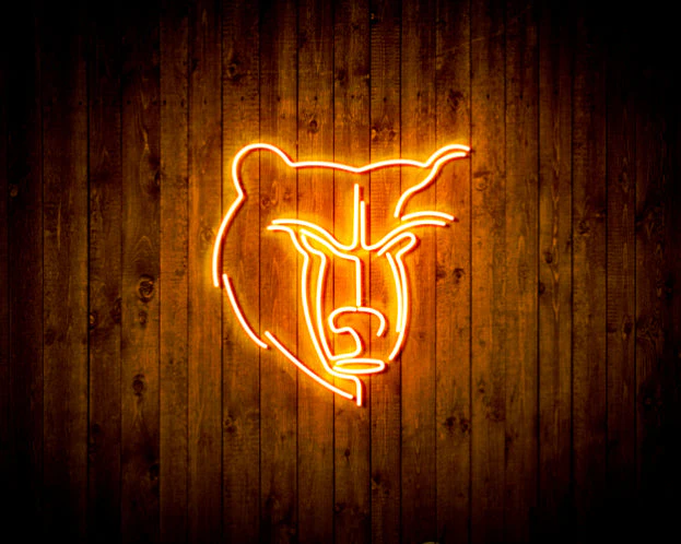Memphis Grizzlies Handmade Neon Flex LED Sign - Image 5