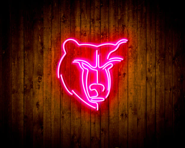 Memphis Grizzlies Handmade Neon Flex LED Sign - Image 8