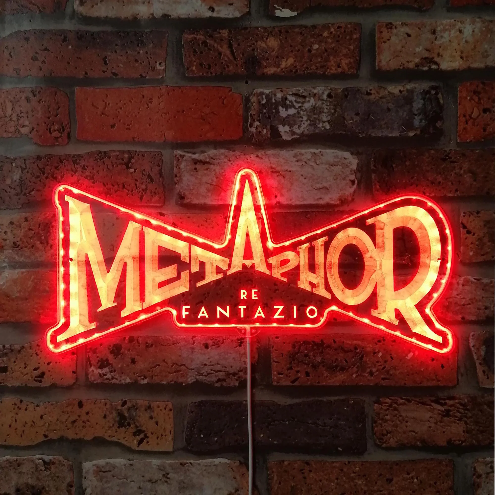Metaphor Re Fantazio Neon LED Sign with Dynamic RGB Colors - Image 3