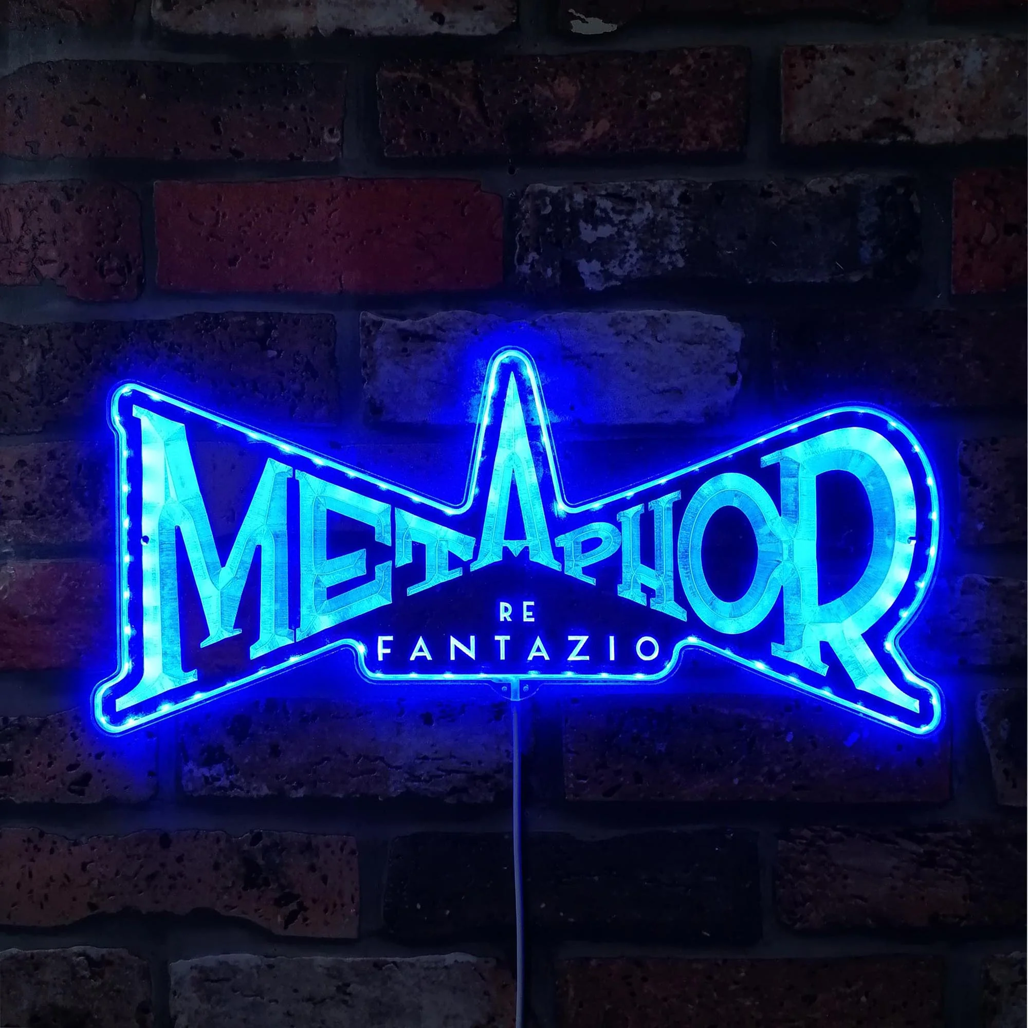 Metaphor Re Fantazio Neon LED Sign with Dynamic RGB Colors - Image 4