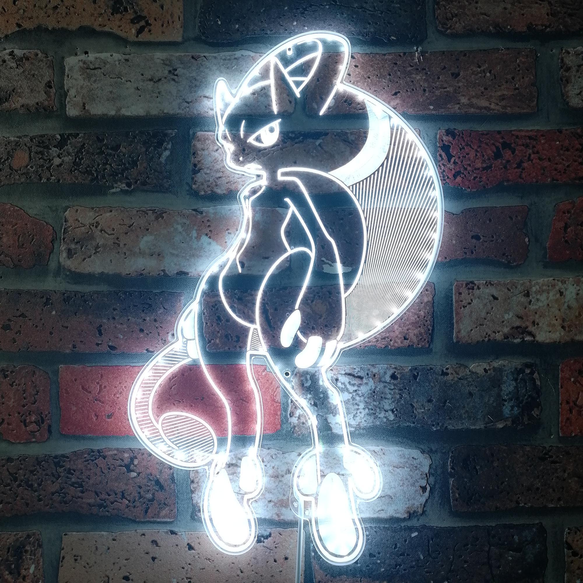 Mewtwo pokemon Neon LED Sign with Dynamic RGB Colors - Image 5