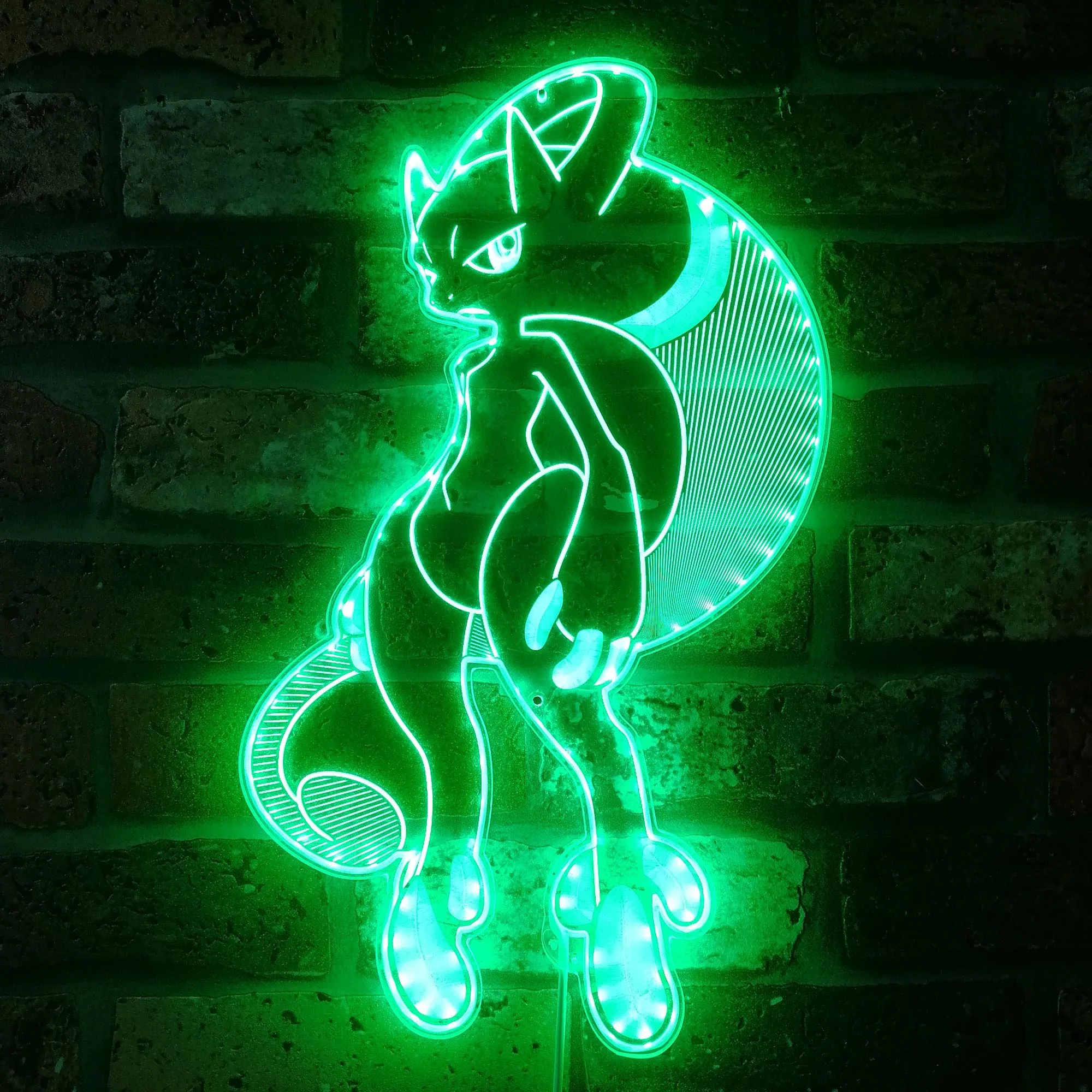 Mewtwo pokemon Neon LED Sign with Dynamic RGB Colors - Image 6