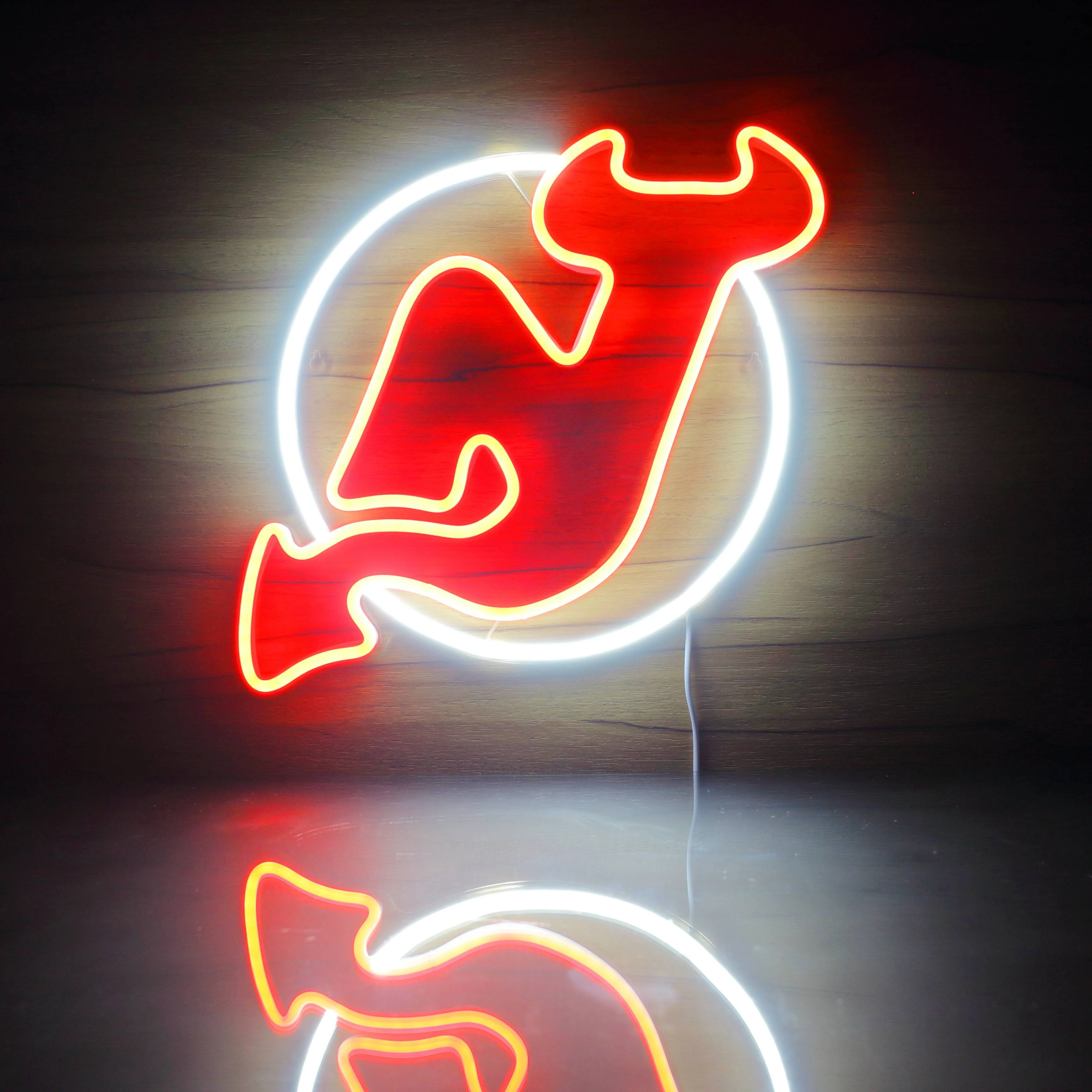 New Jersey Devils Bar Neon Flex LED Sign