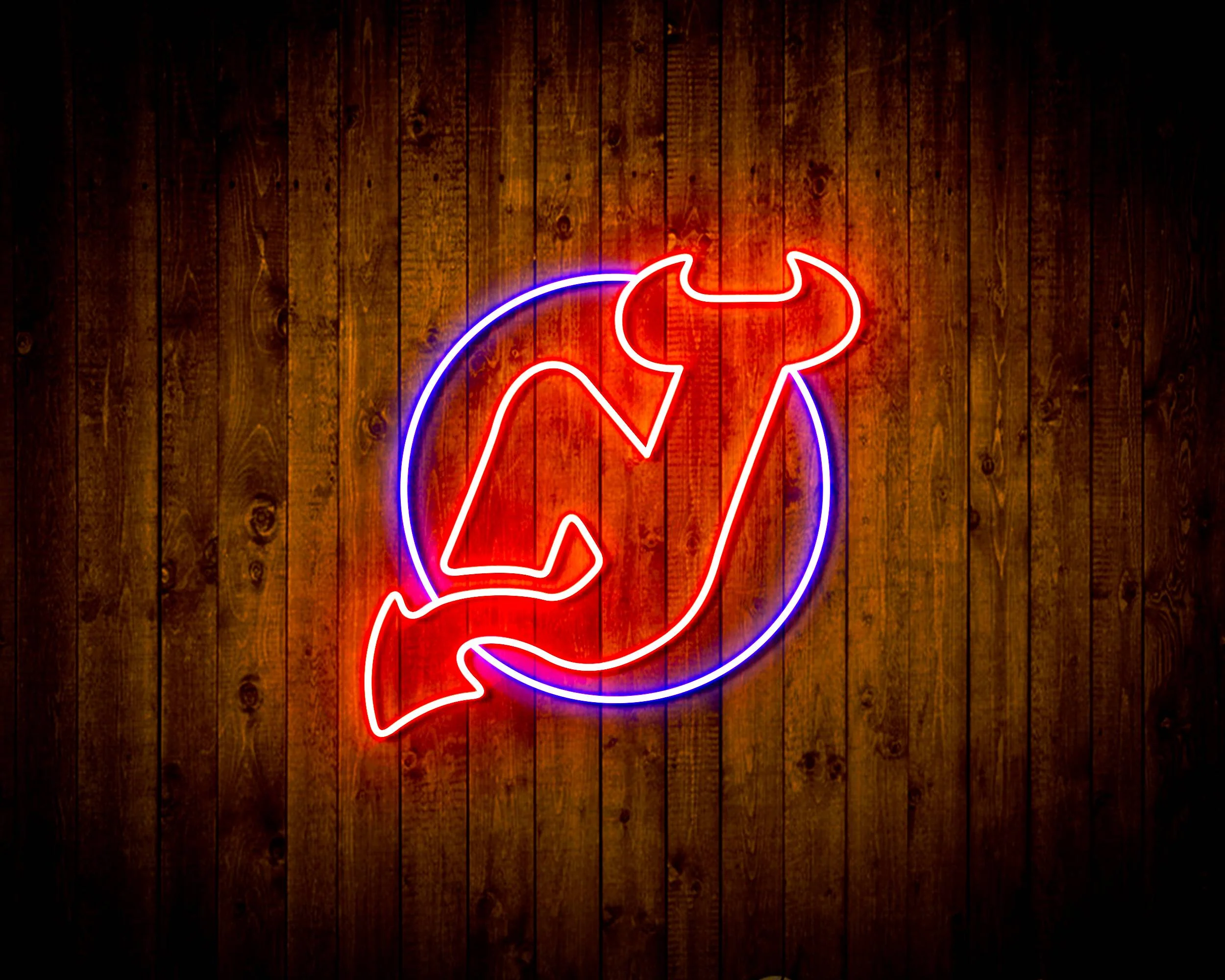 New Jersey Devils Bar Neon Flex LED Sign - Image 2