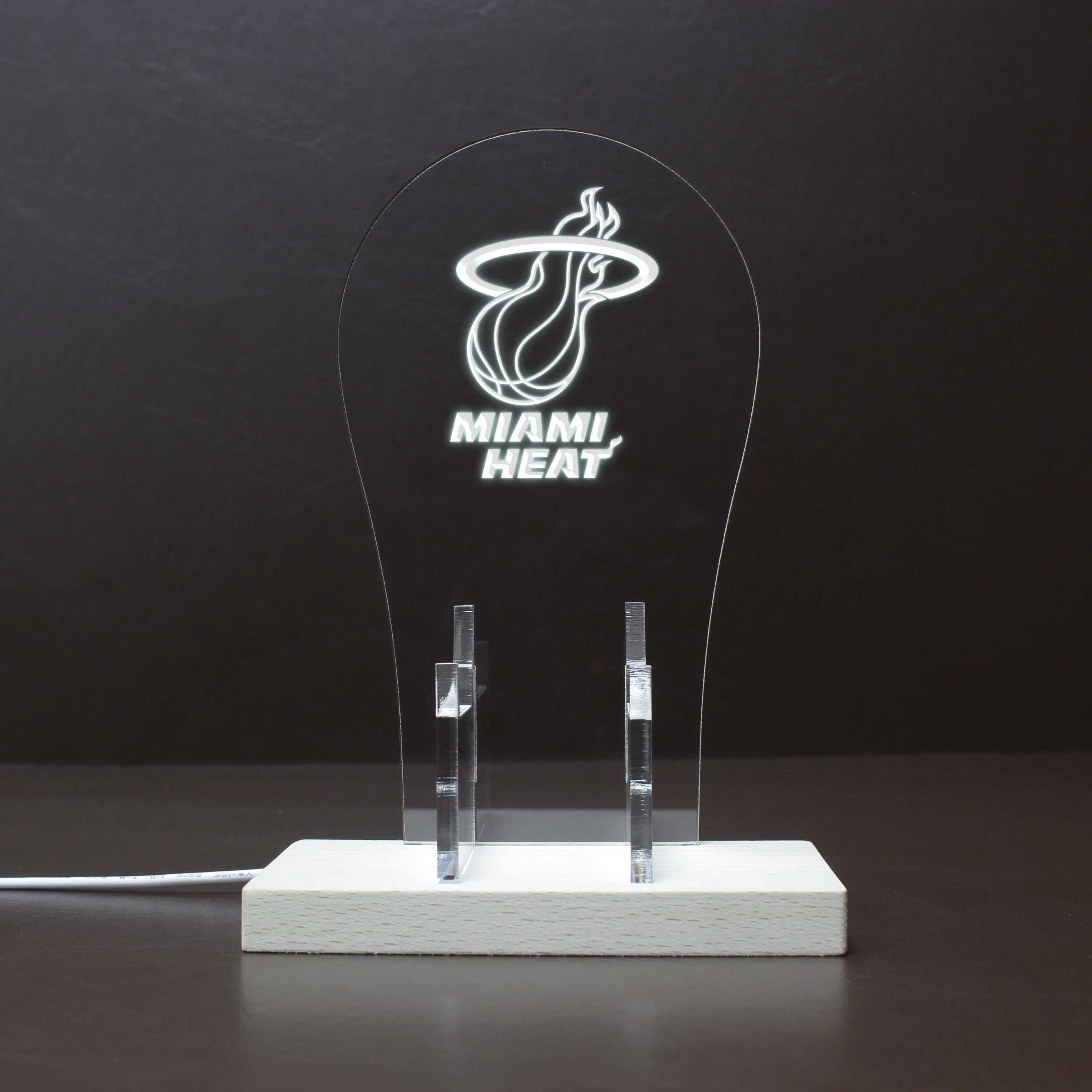 Miami Heat LED Gaming Headset Controller Stand - Image 10