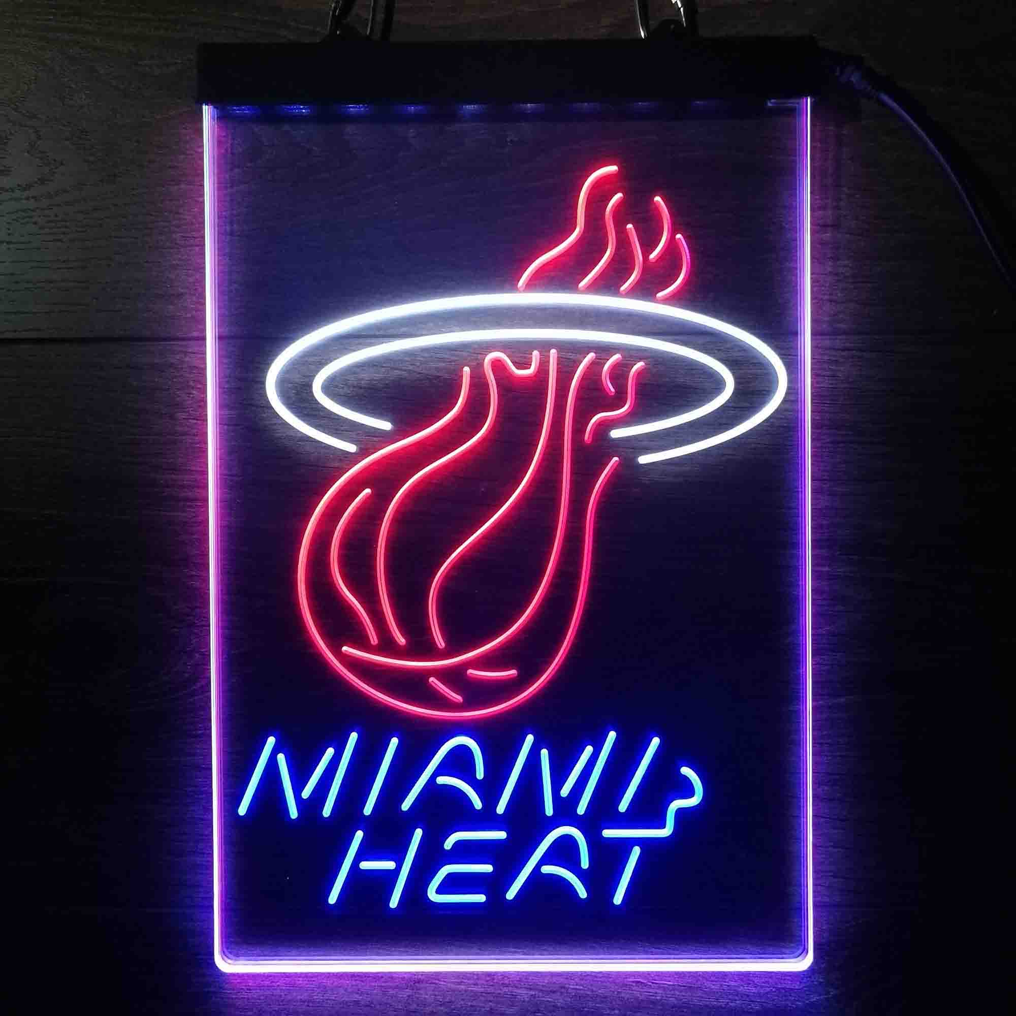 Miami Heat Neon LED Sign 3 Colors