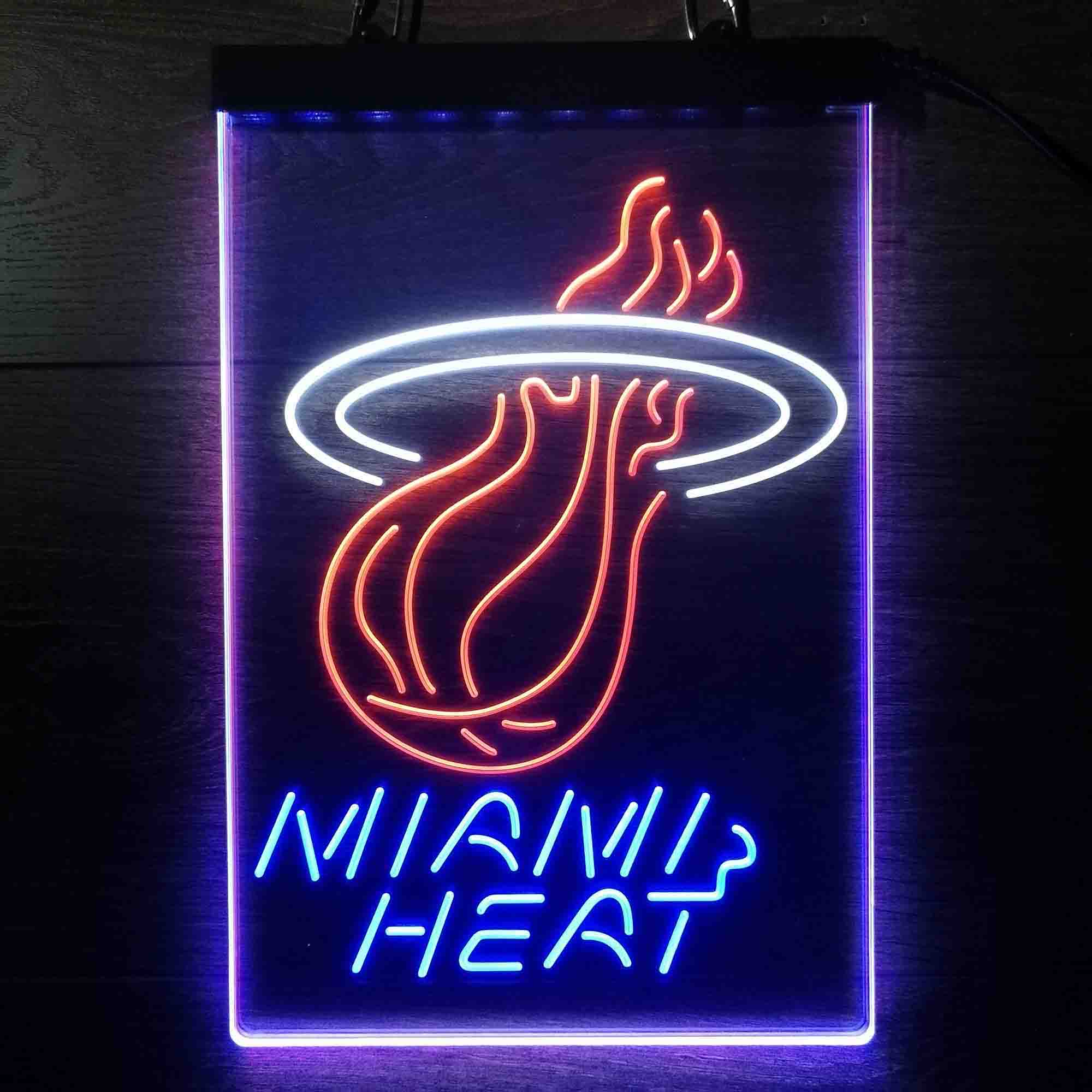 Miami Heat Neon LED Sign 3 Colors - Image 2