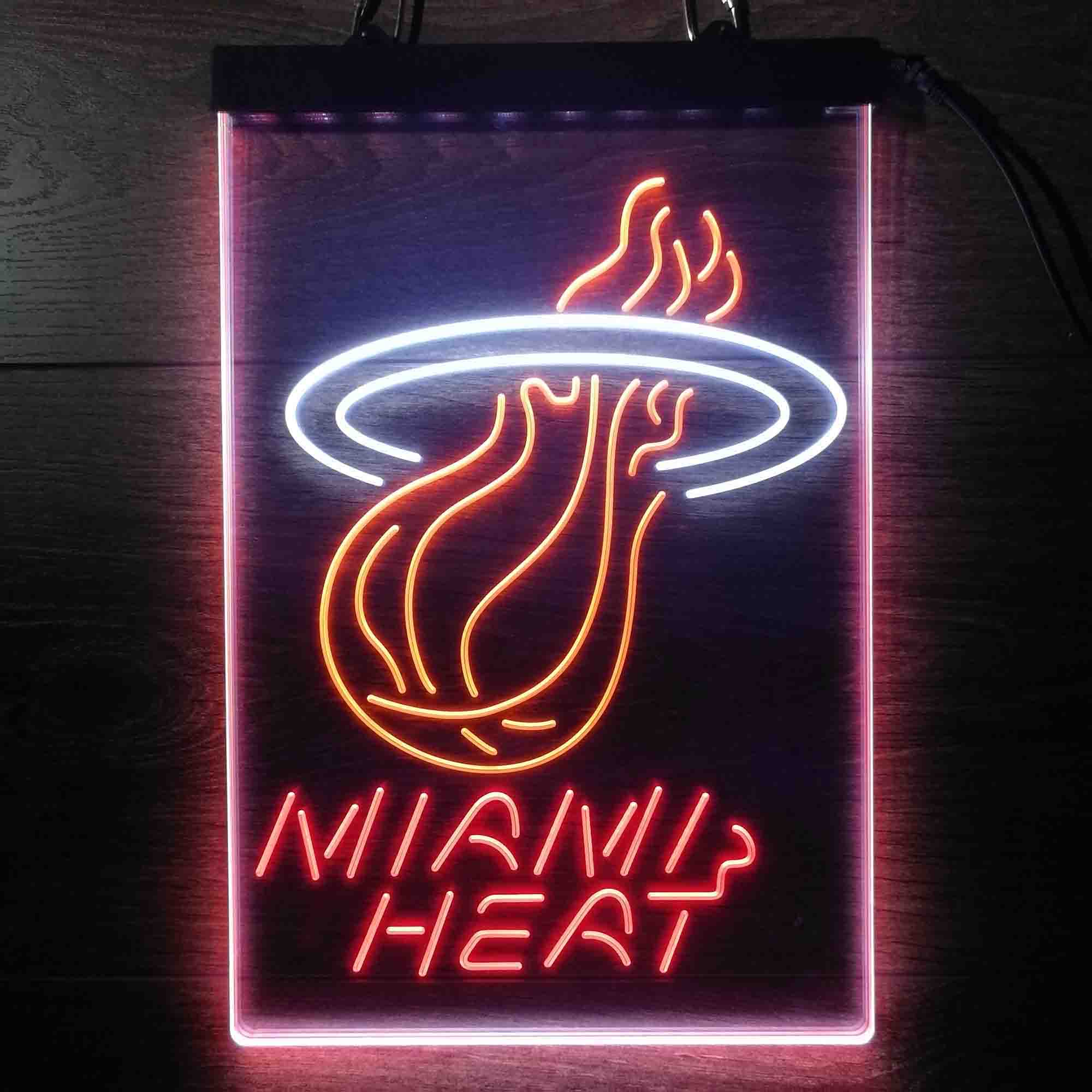 Miami Heat Neon LED Sign 3 Colors - Image 8