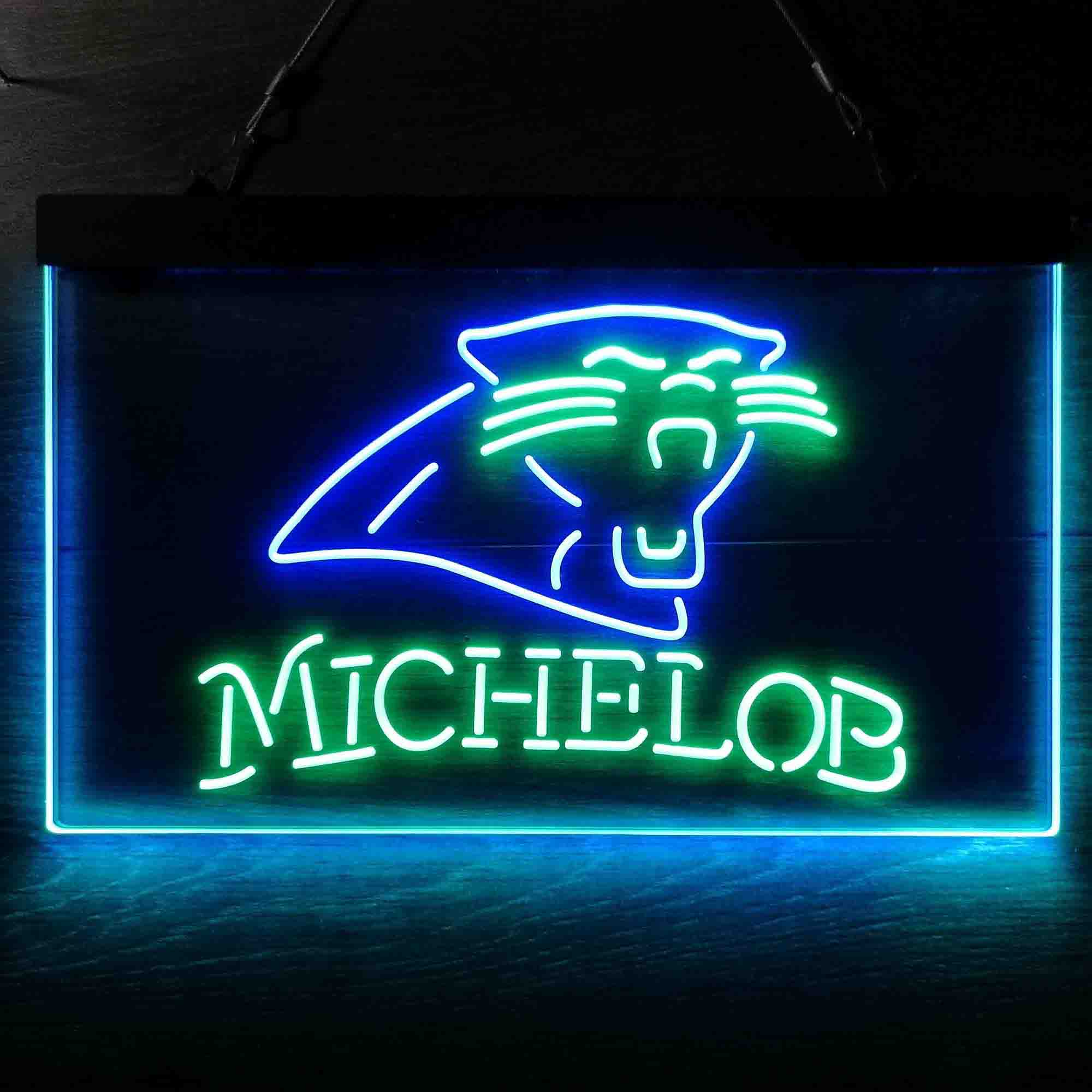 Michelob Bar Carolina Panthers Est. 1995 Neon-Like LED Sign - Image 7