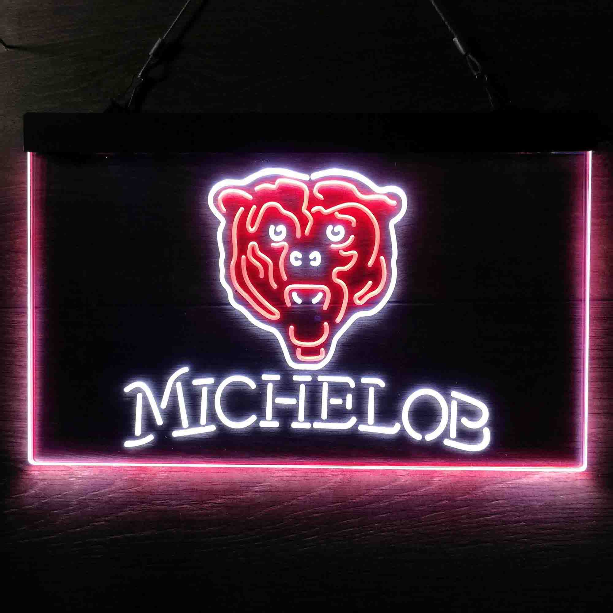 Michelob Bar Chicago Bears Est. 1920 Neon-Like LED Sign - Image 2