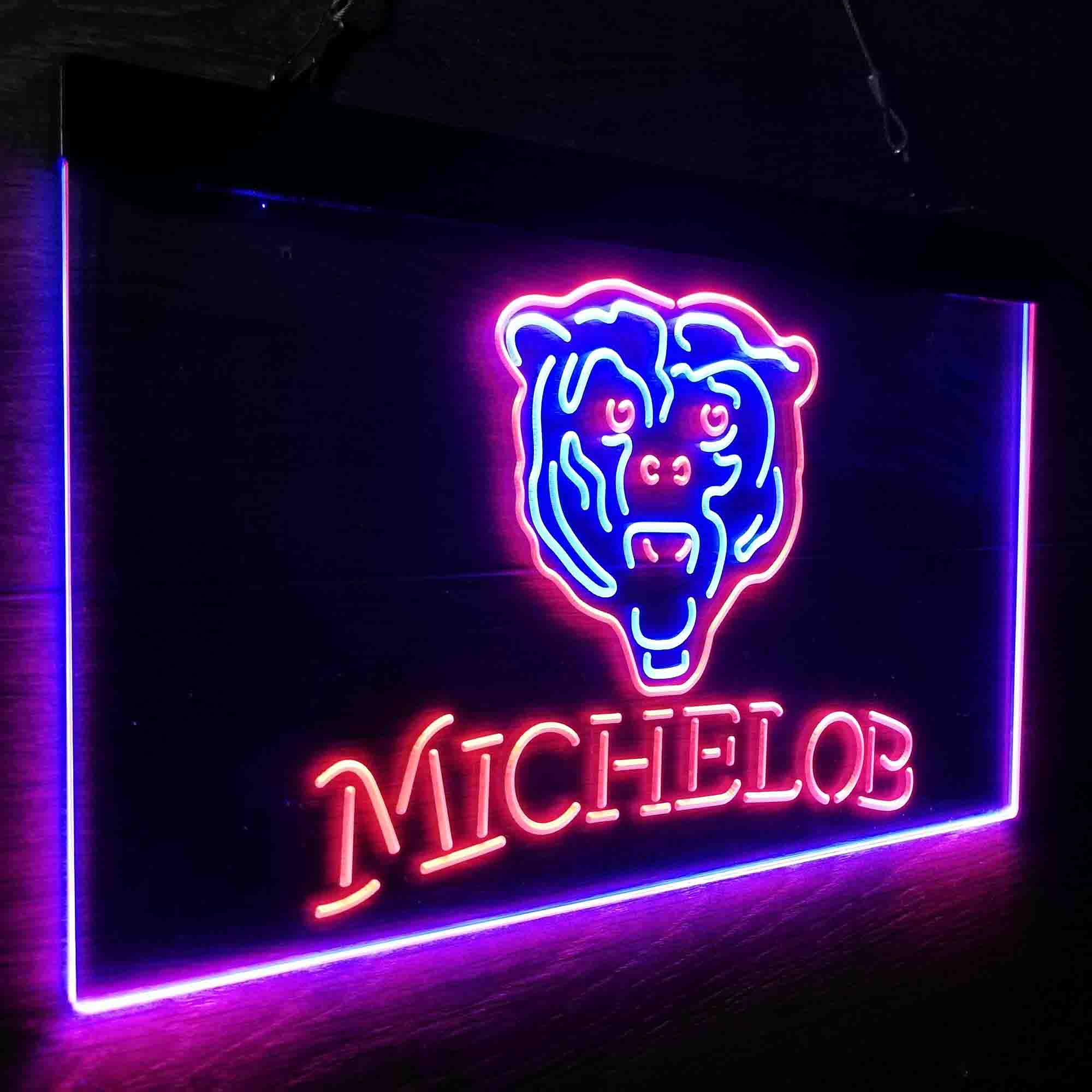 Michelob Bar Chicago Bears Est. 1920 Neon-Like LED Sign - Image 20