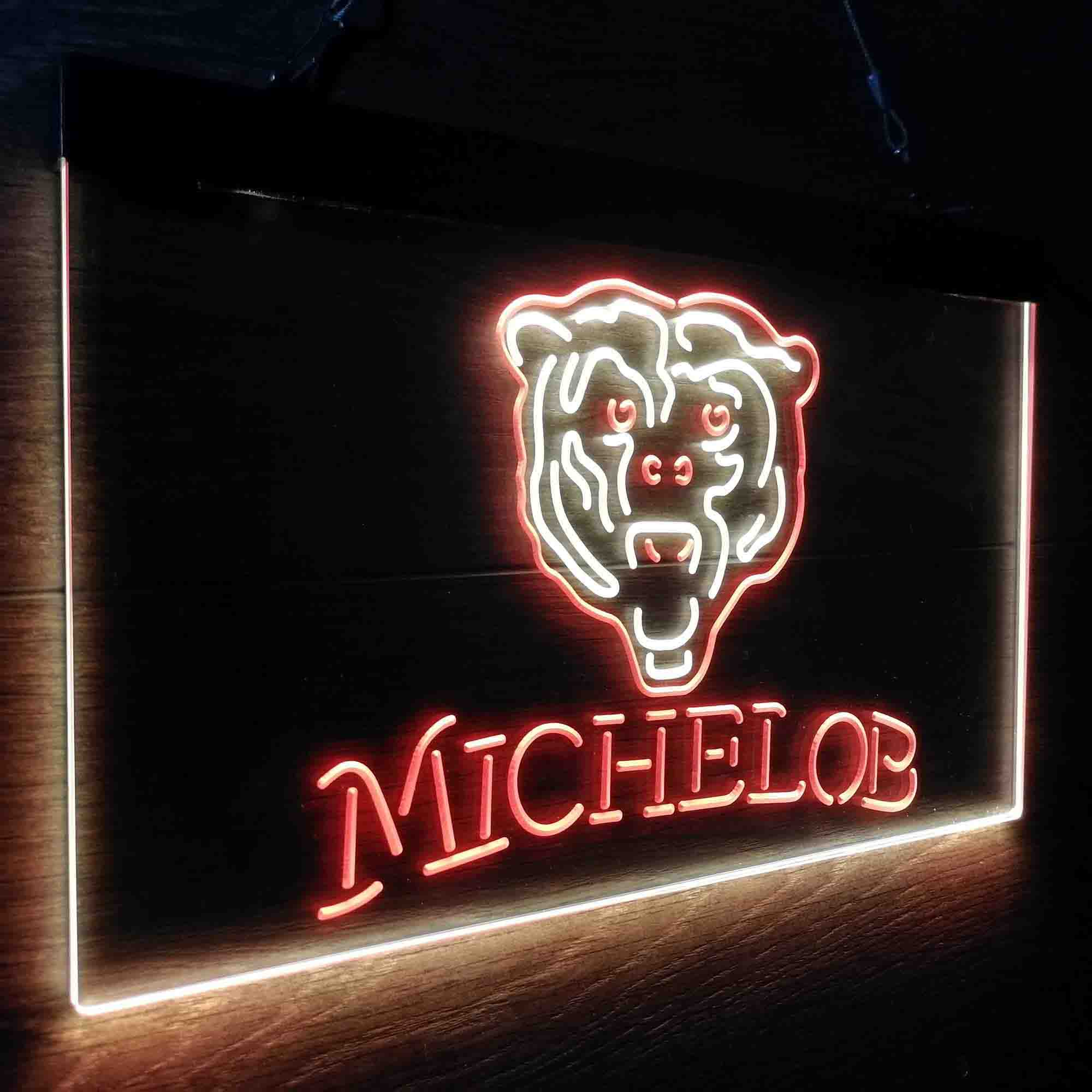 Michelob Bar Chicago Bears Est. 1920 Neon-Like LED Sign - Image 26