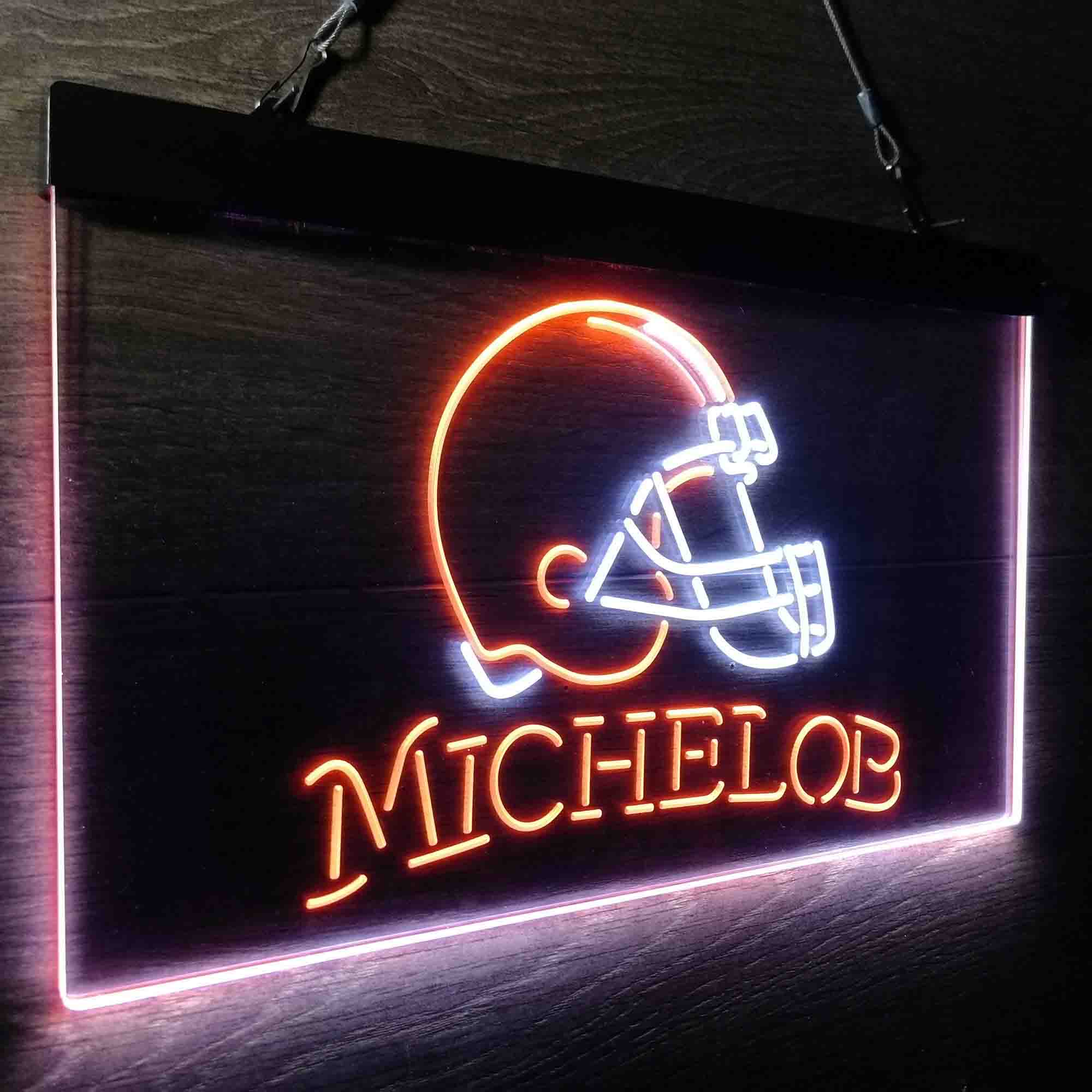 Michelob Bar Cleveland Browns Est. 1946 Neon-Like LED Sign - Image 21