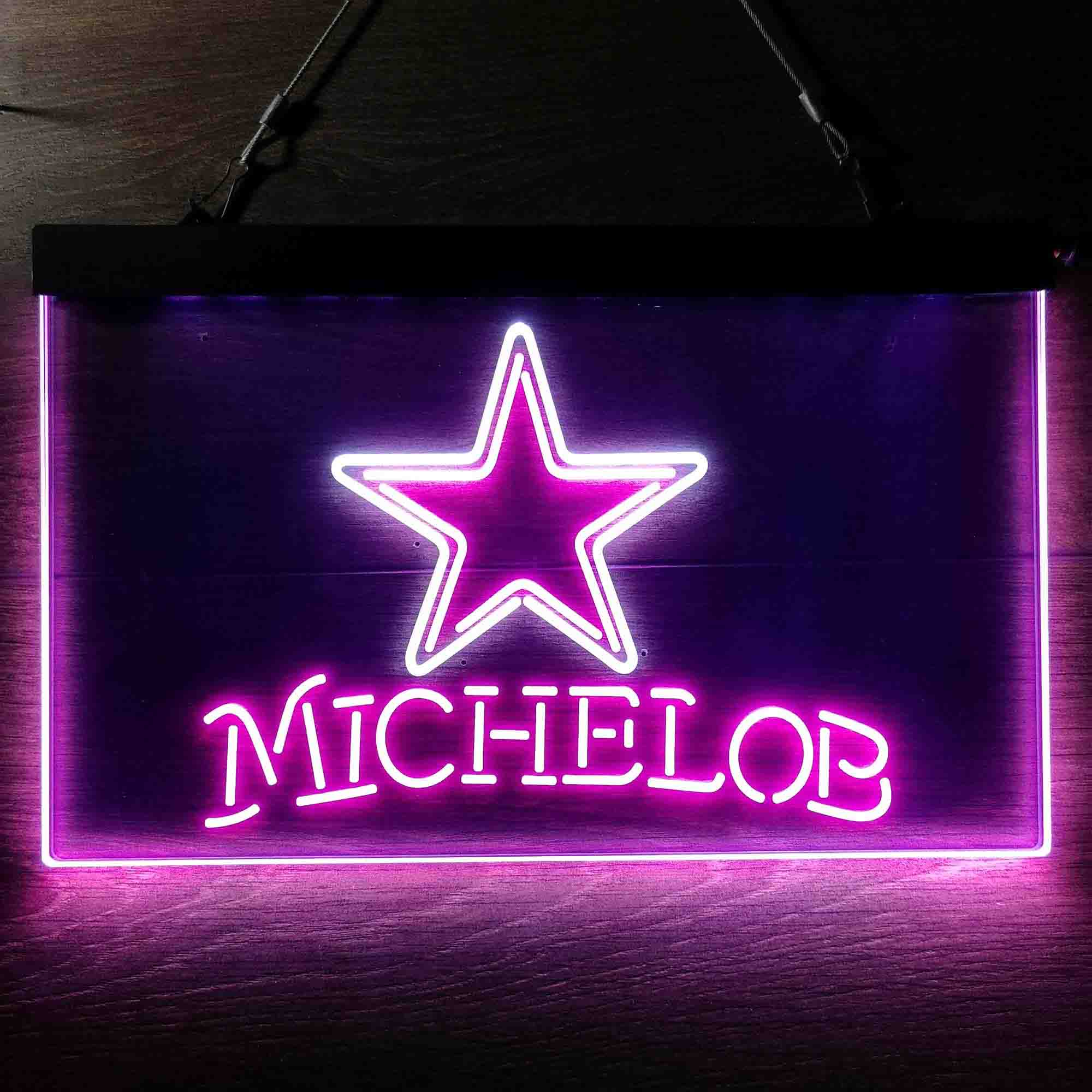 Michelob Bar Dallas Cowboys Est. 1960 Neon-Like LED Sign - Image 13
