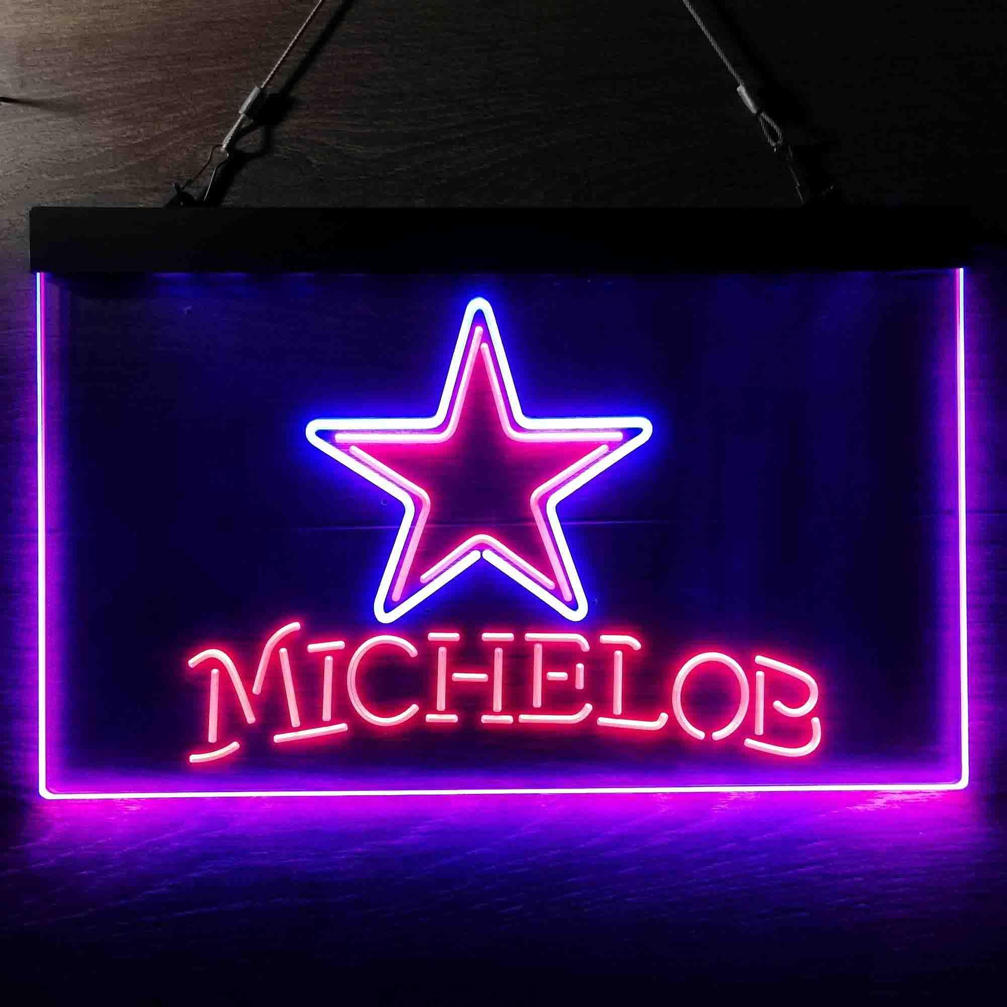 Michelob Bar Dallas Cowboys Est. 1960 Neon-Like LED Sign - Image 4