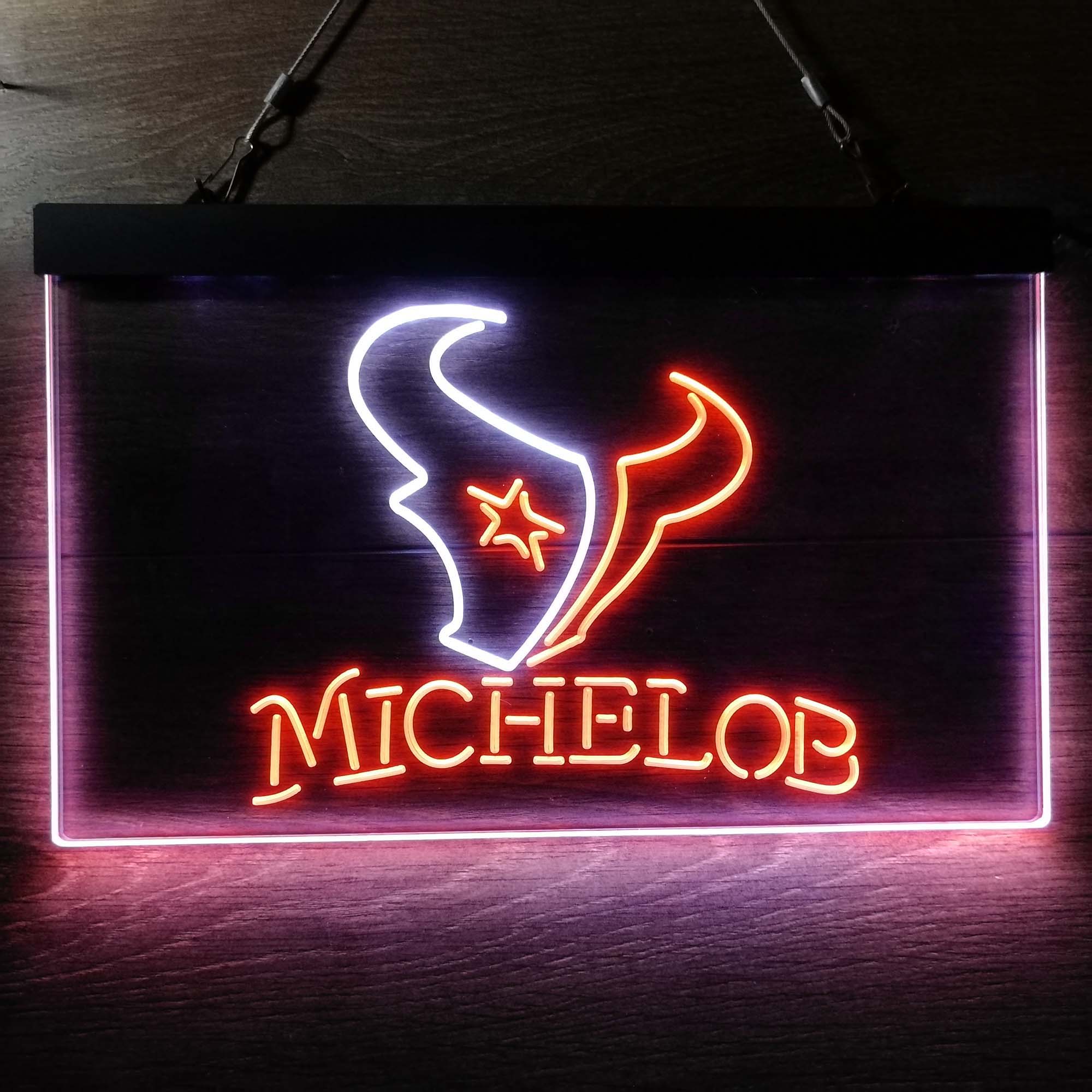 Michelob Bar Houston Texans Est. 2002 Neon-Like LED Sign - Image 12
