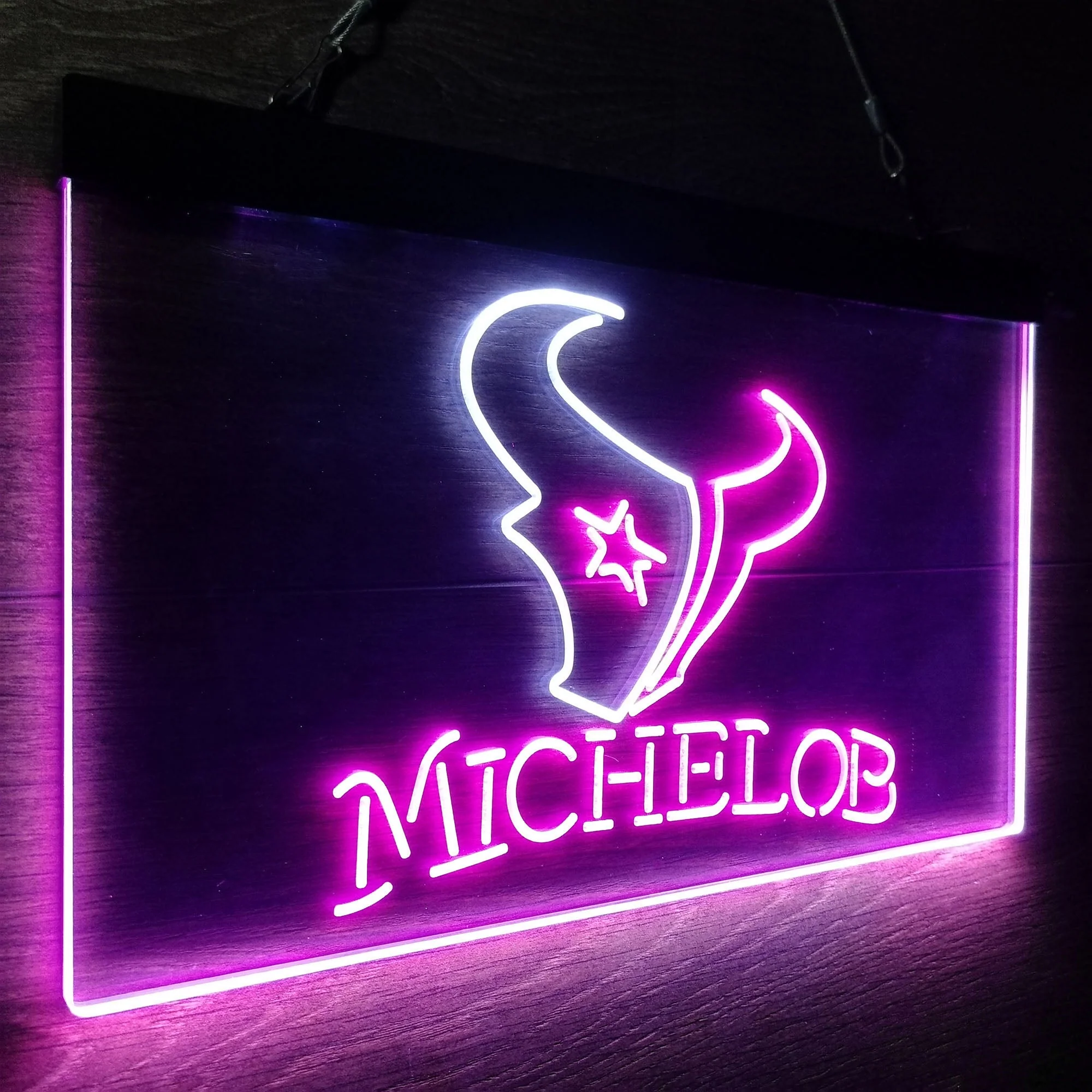 Michelob Bar Houston Texans Est. 2002 Neon-Like LED Sign - Image 19