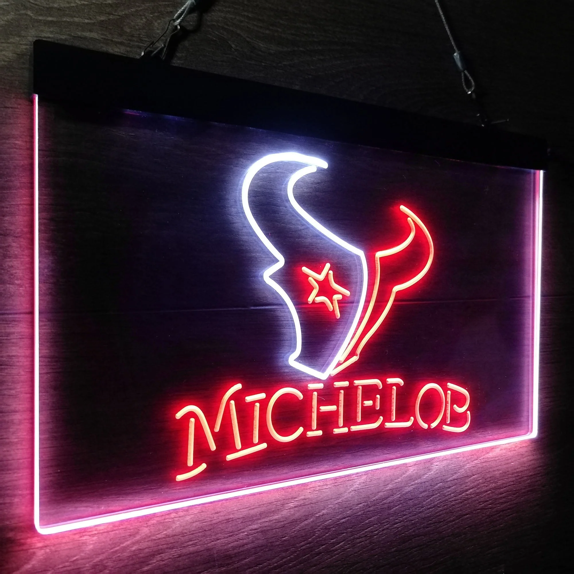 Michelob Bar Houston Texans Est. 2002 Neon-Like LED Sign - Image 22