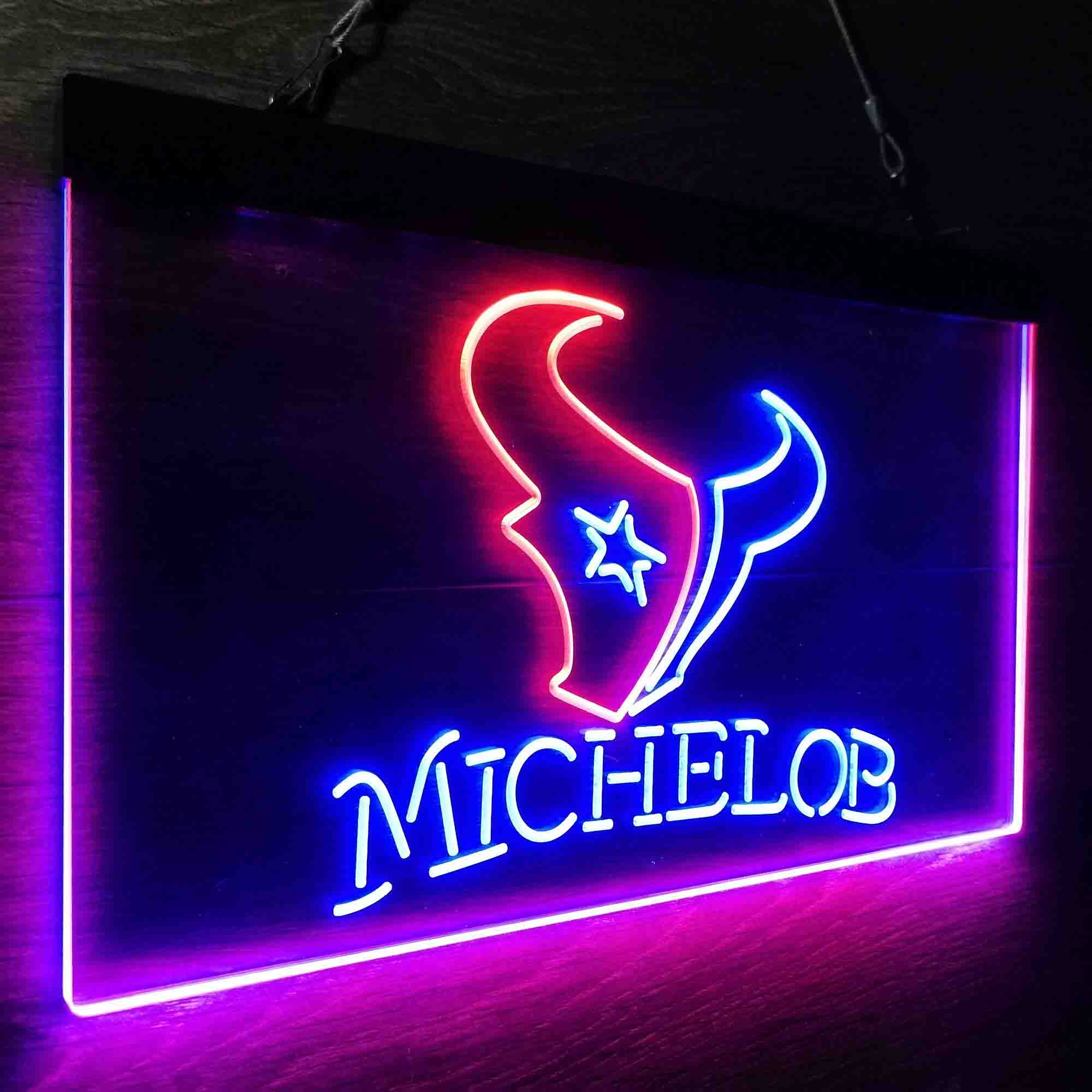 Michelob Bar Houston Texans Est. 2002 Neon-Like LED Sign - Image 23