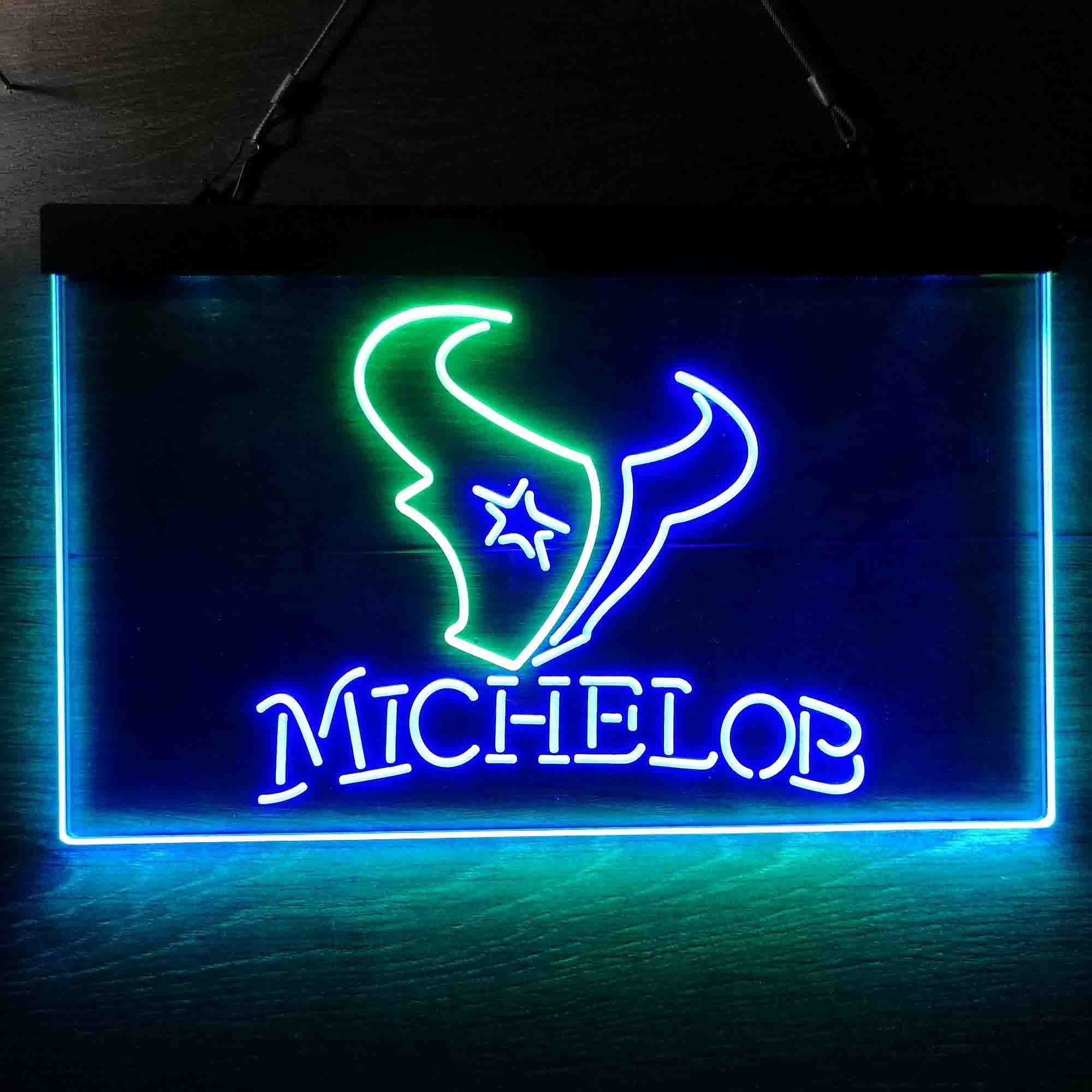 Michelob Bar Houston Texans Est. 2002 Neon-Like LED Sign - Image 7