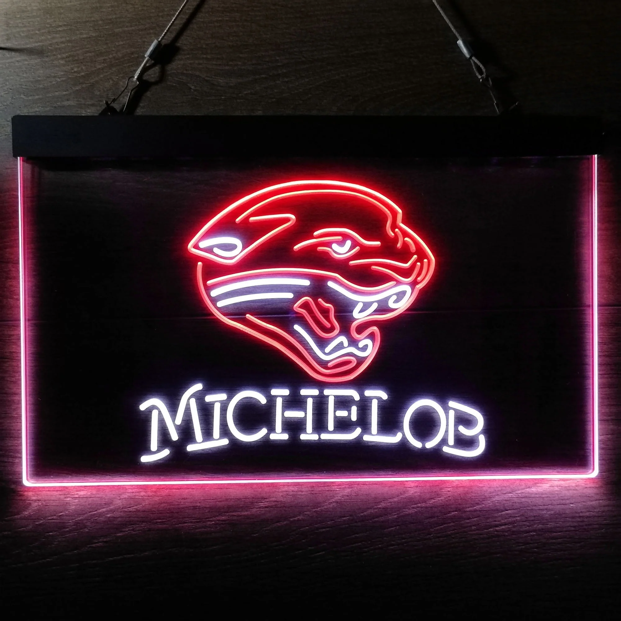 Michelob Bar Jacksonville Jaguars Est. 1995 Neon-Like LED Sign - Image 3