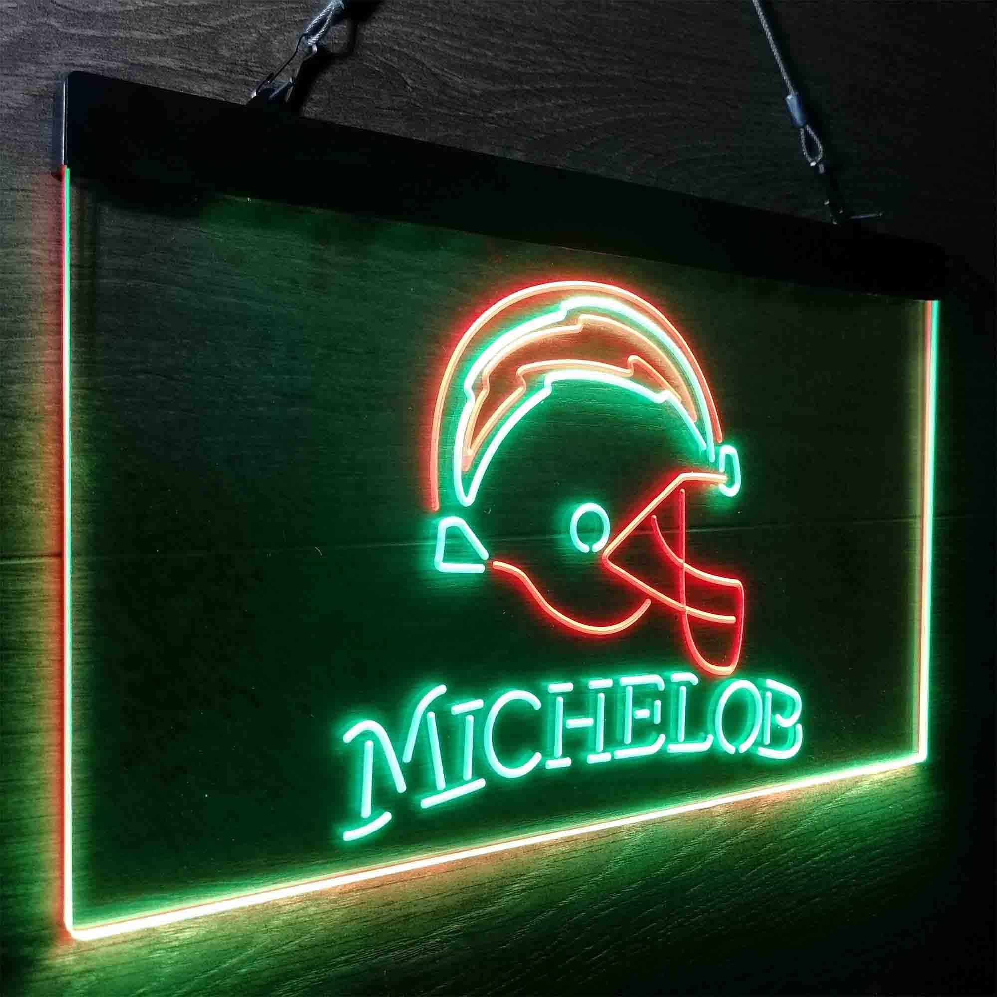 Michelob Bar Los Angeles Chargers Est. 1960 Neon-Like LED Sign - Image 18