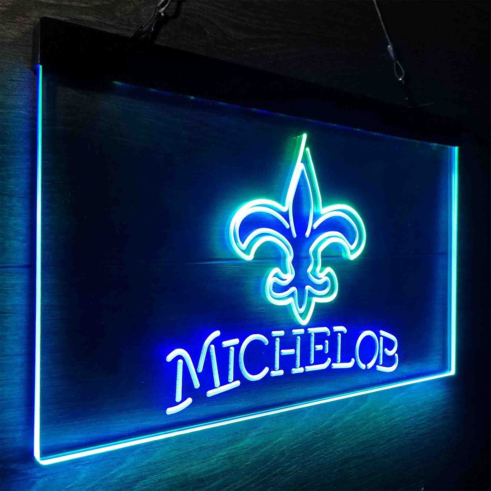 Michelob Bar New Orleans Saints Est. 1967 Neon-Like LED Sign - Image 20