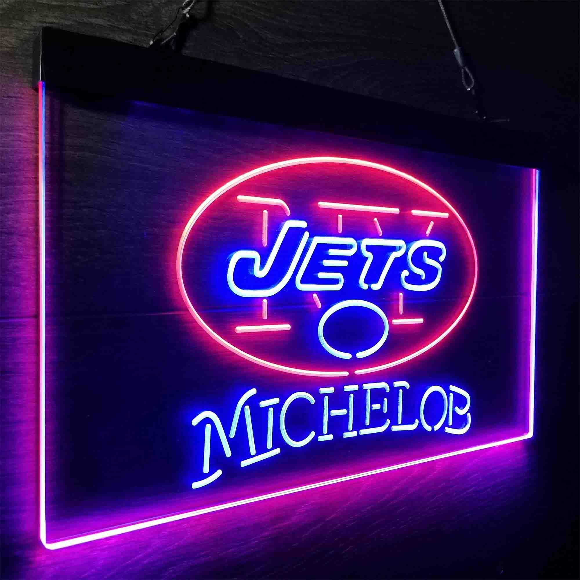 Michelob Bar New York Jets Est. 1960 Neon-Like LED Sign - Image 17
